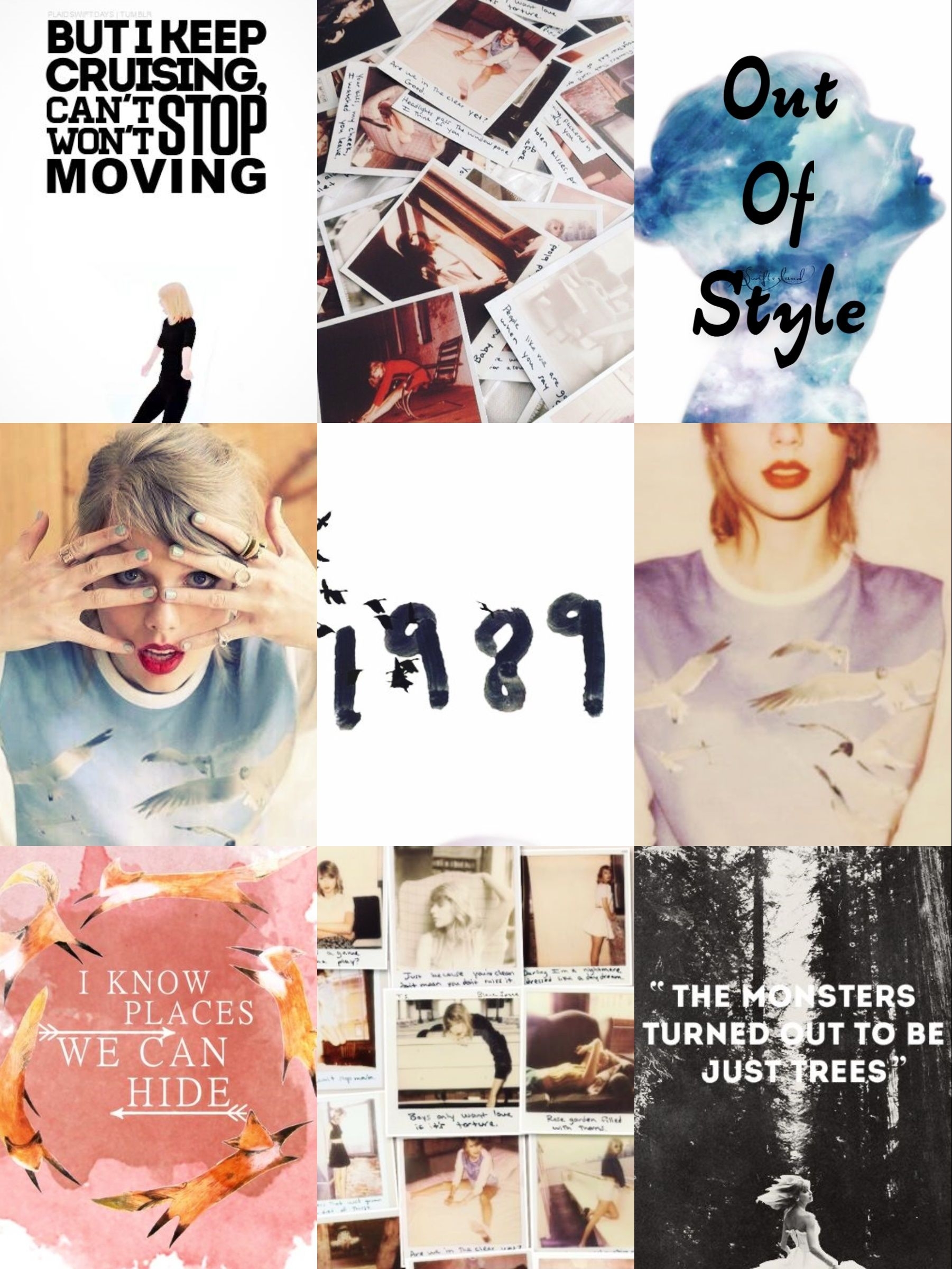 1810x2400 Taylor Swift 1989 Album Era Aesthetics Photo Collage!!! By CatsArt, Phone