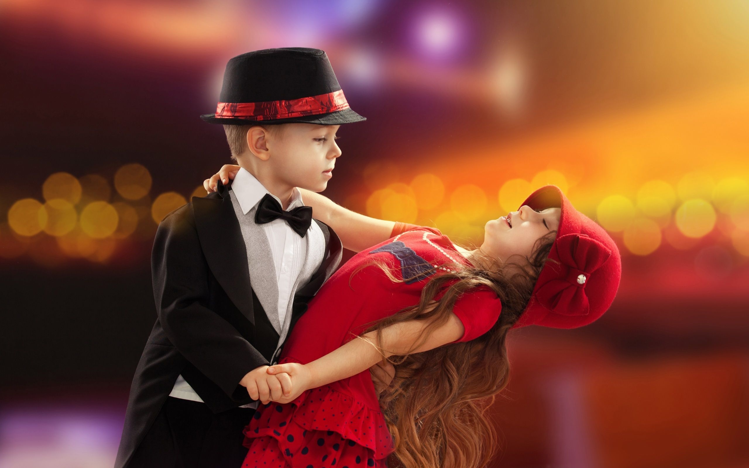 2560x1600 Wallpaper Beautiful dance, cute girl and boy, child  HD Picture, Image, Desktop