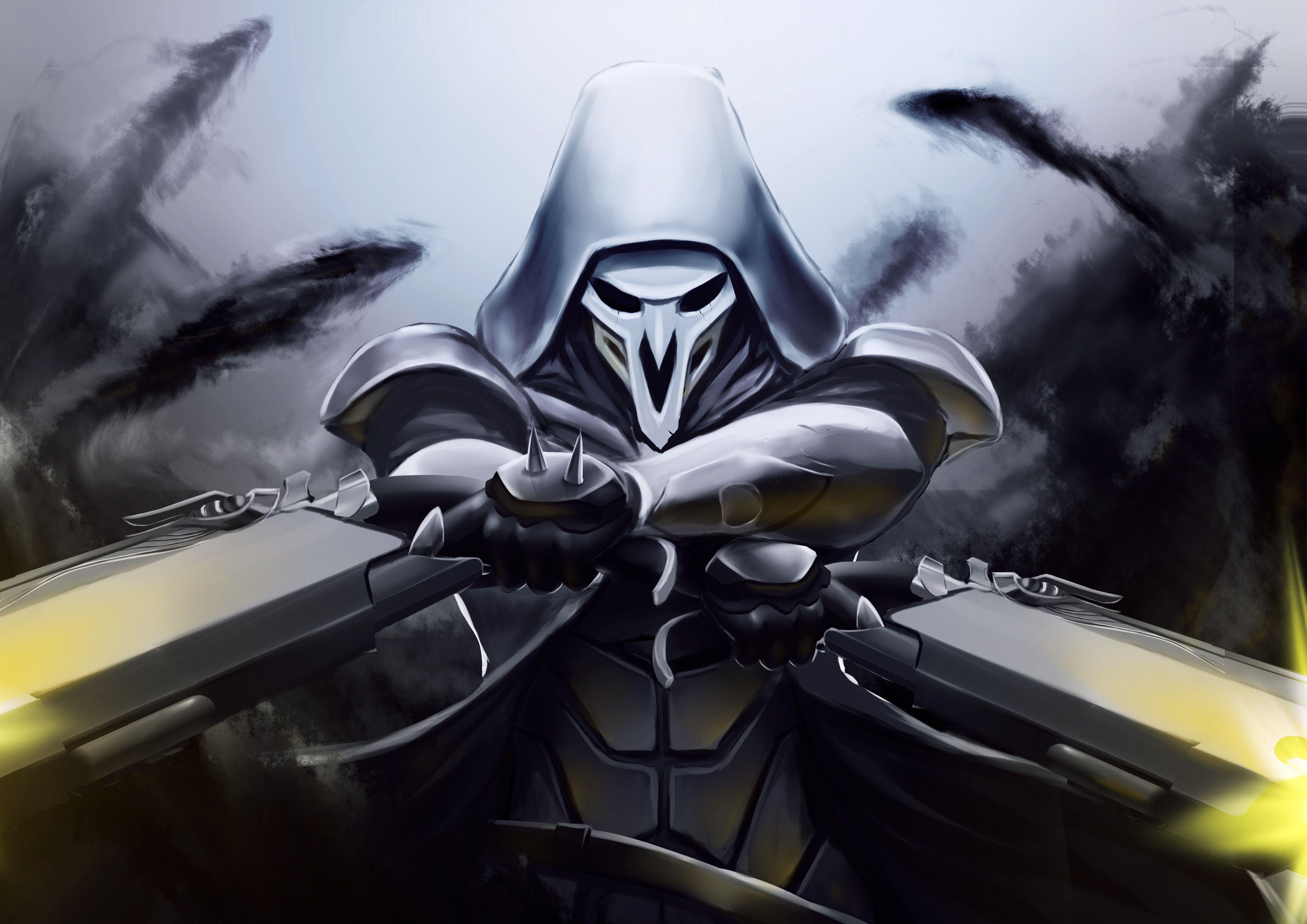 3510x2480 Wallpaper Reaper, Overwatch, HD, Games, Desktop