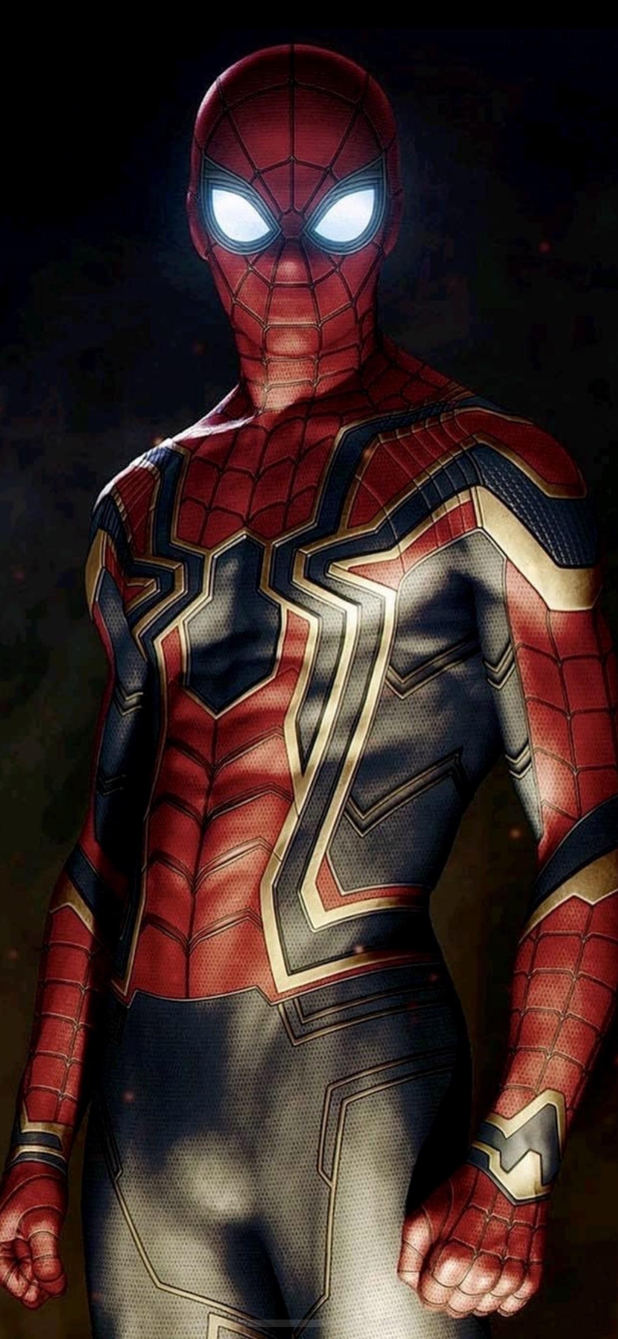 1250x2690 mcu iron spider wallpaper i found online, Phone