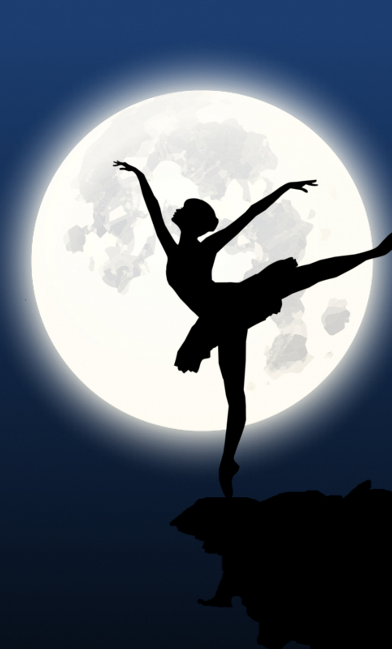 1280x2120 Download wallpaper  ballerina, Phone