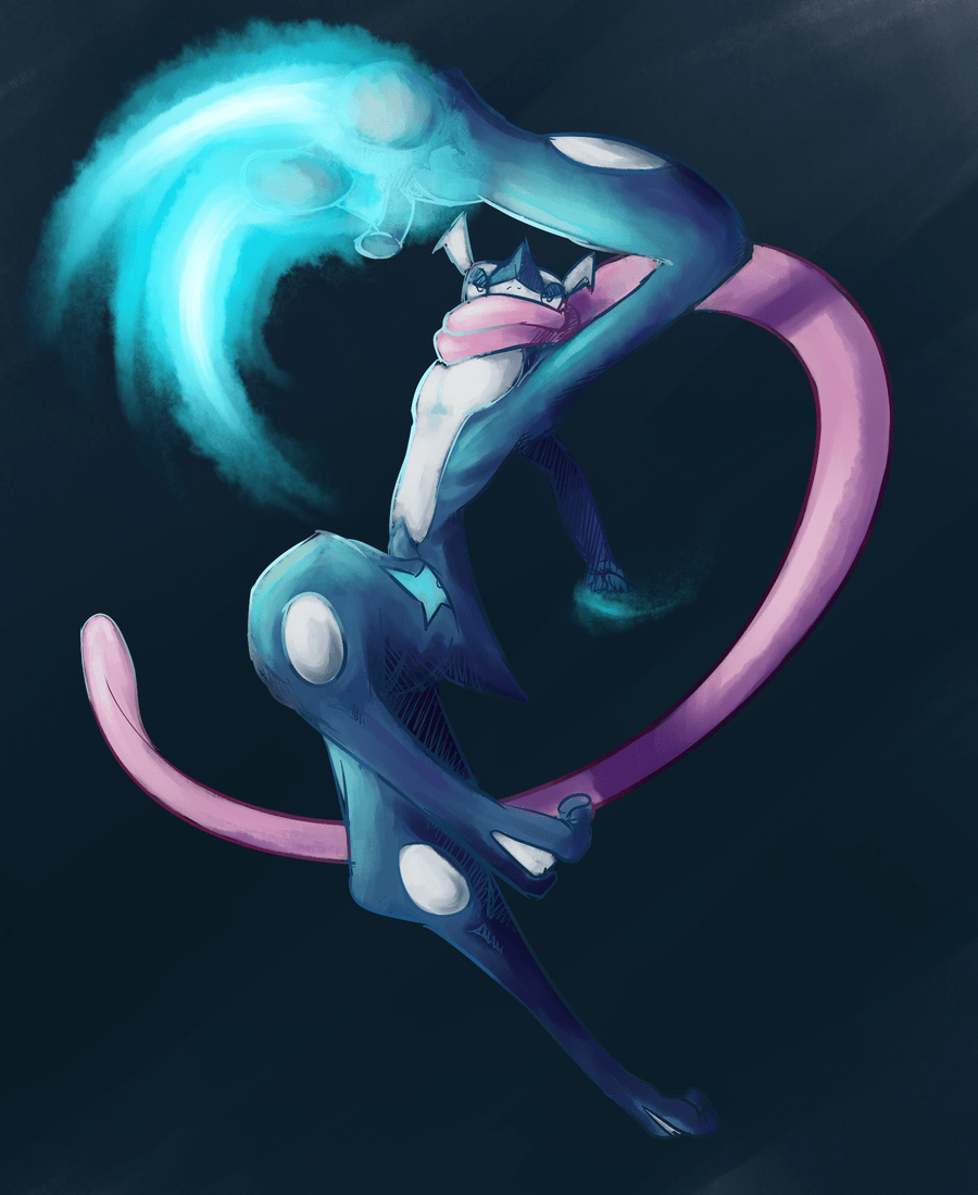 900x1100 Greninja Wallpaper, Phone