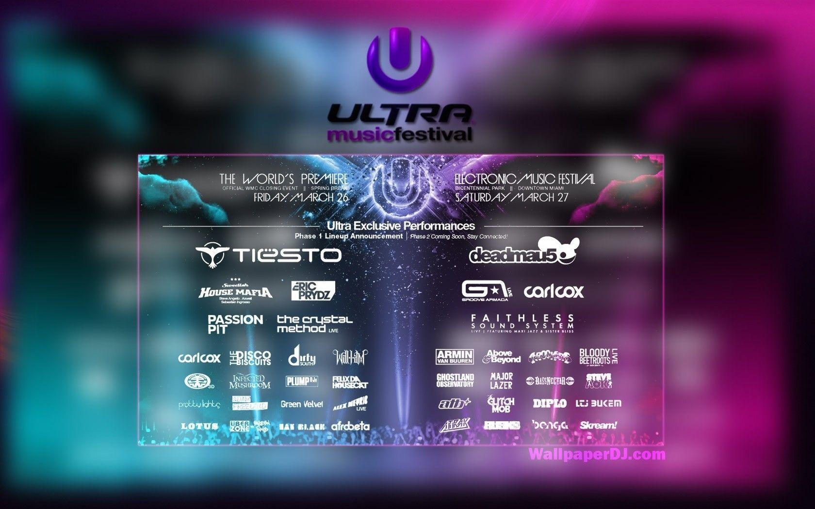 1680x1050 Ultra Music Festival Wallpaper, Desktop