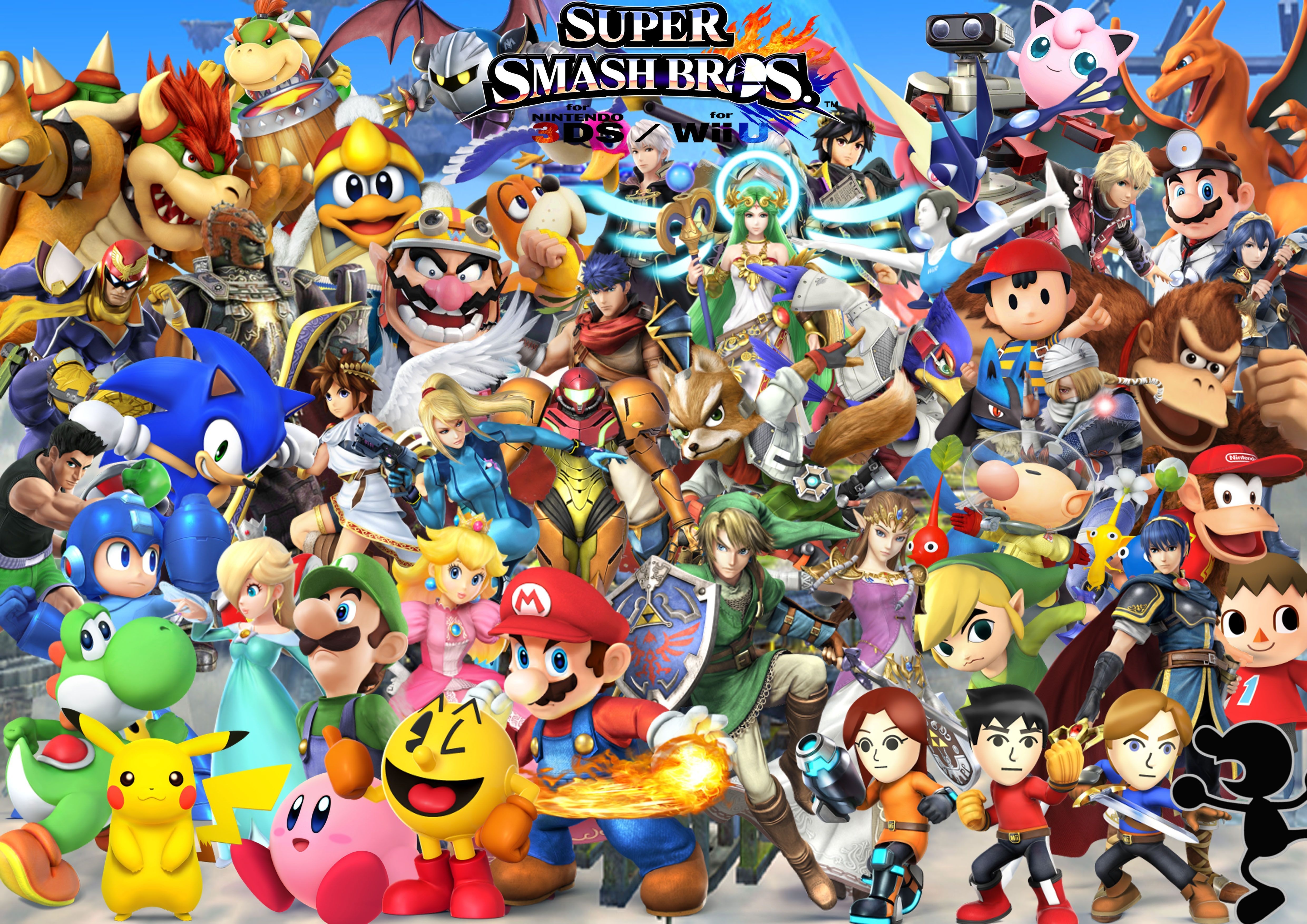 4970x3510 Super Smash Bros. for Nintendo 3DS and Wii U HD Wallpaper 3 X, Desktop