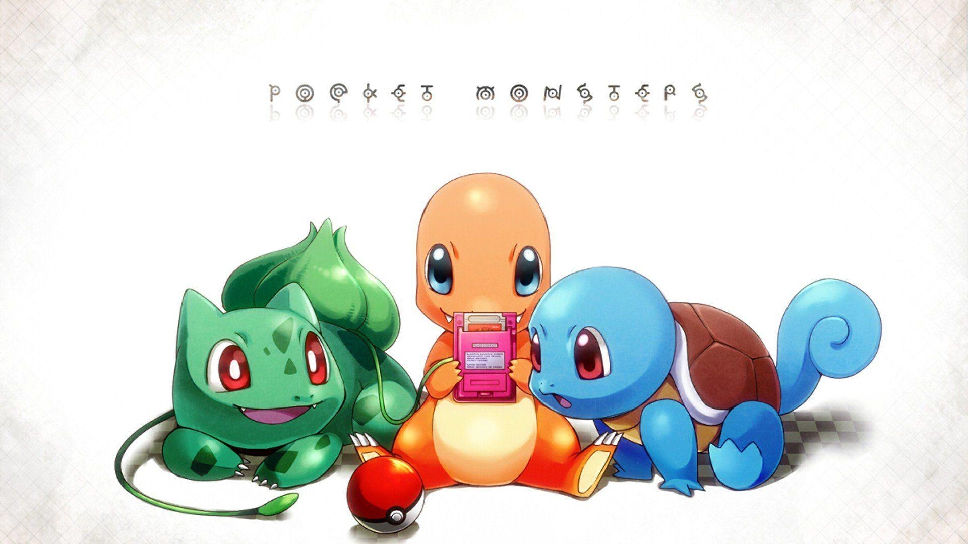 1920x1080 Pokemon, Squirtle, Bulbasaur, Charmander HD Wallpaper / Desktop, Desktop