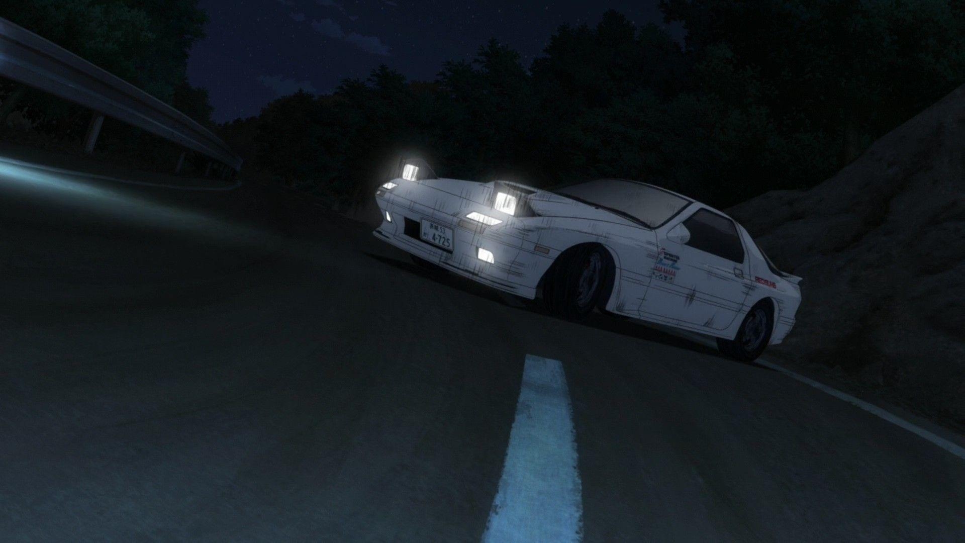 1920x1080 Wallpaper, sports car, Initial D, Mazda RX driving, Ryosuke, Desktop