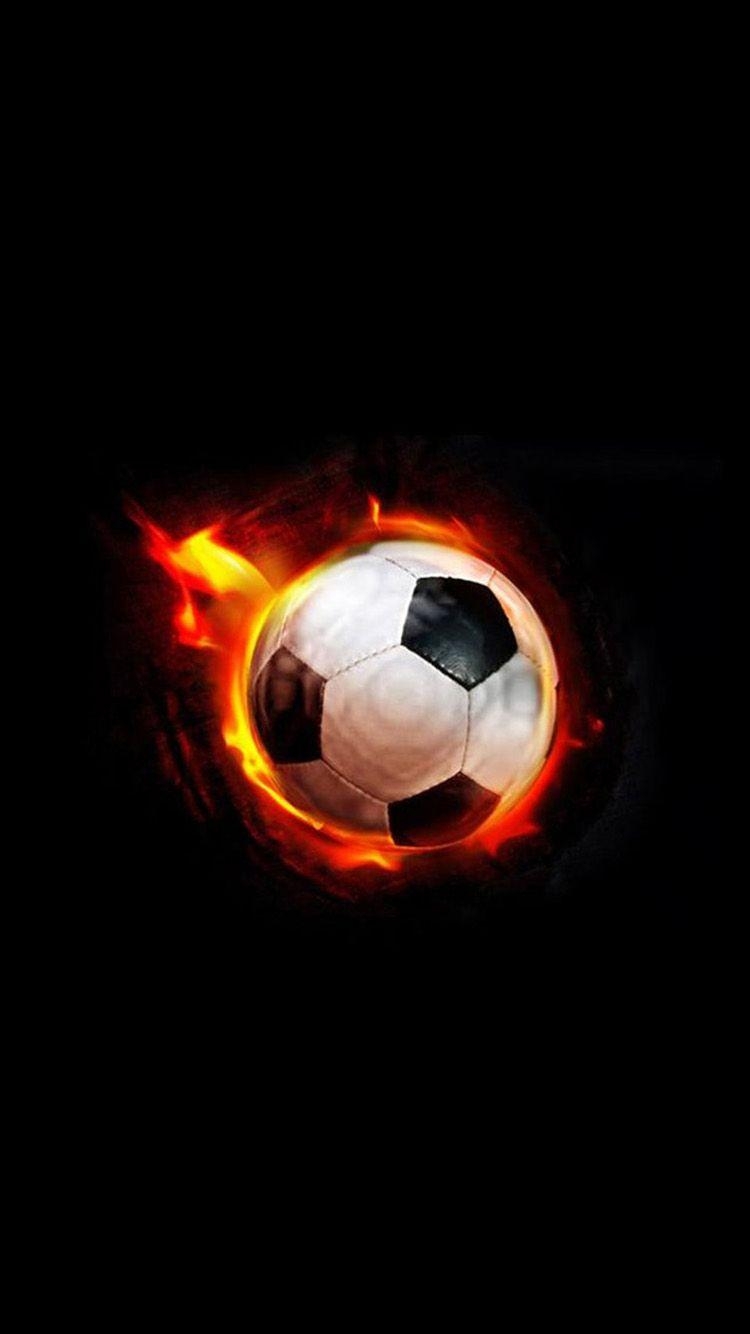 750x1340 fire football HD free wallpaper for iphone, Phone