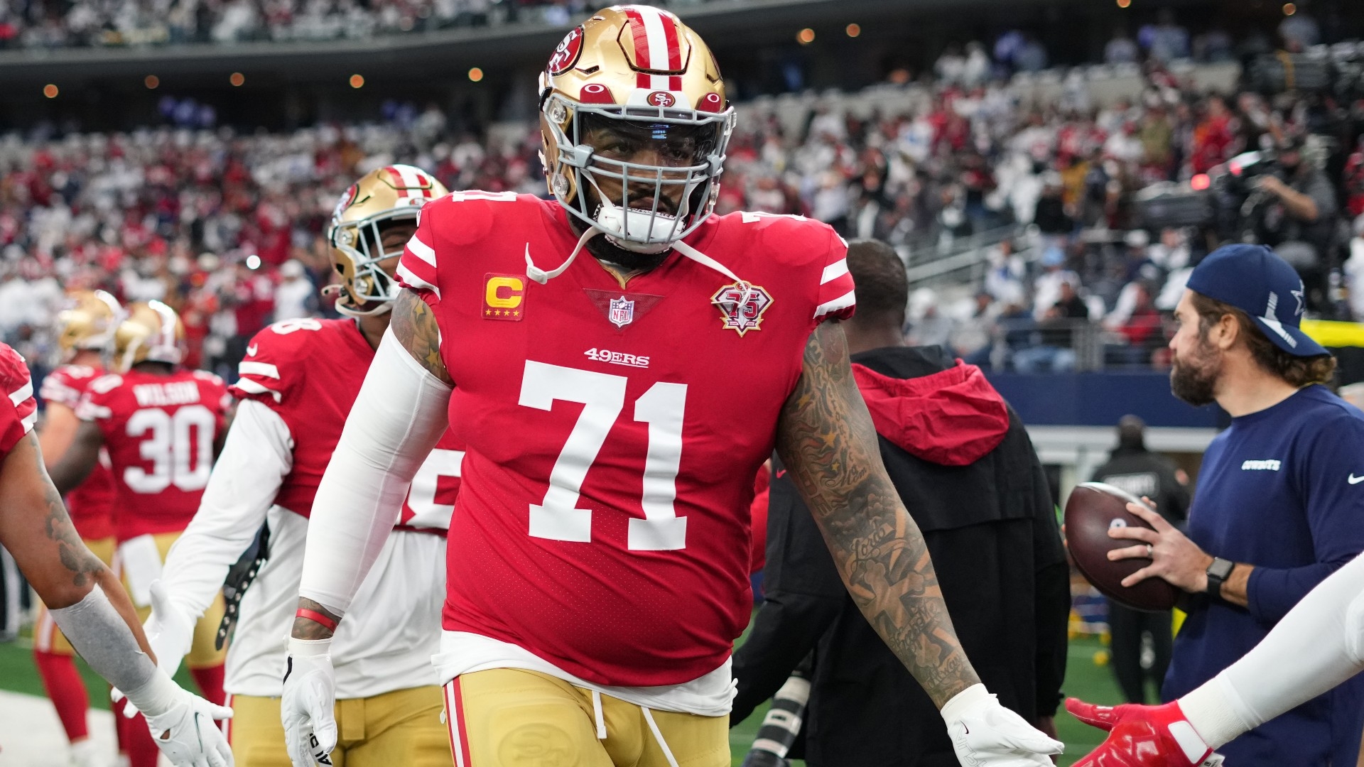 1920x1080 Trent Williams injury update: 49ers tackle leaves with ankle injury, does not return vs. Broncos, Desktop