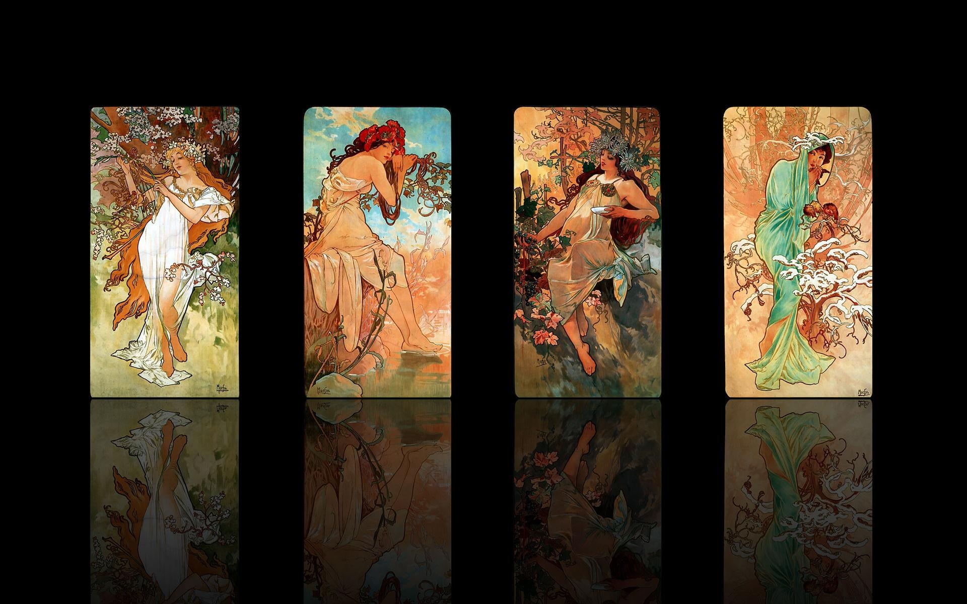 1920x1200 Download Alphonse Mucha Wallpaper, Desktop