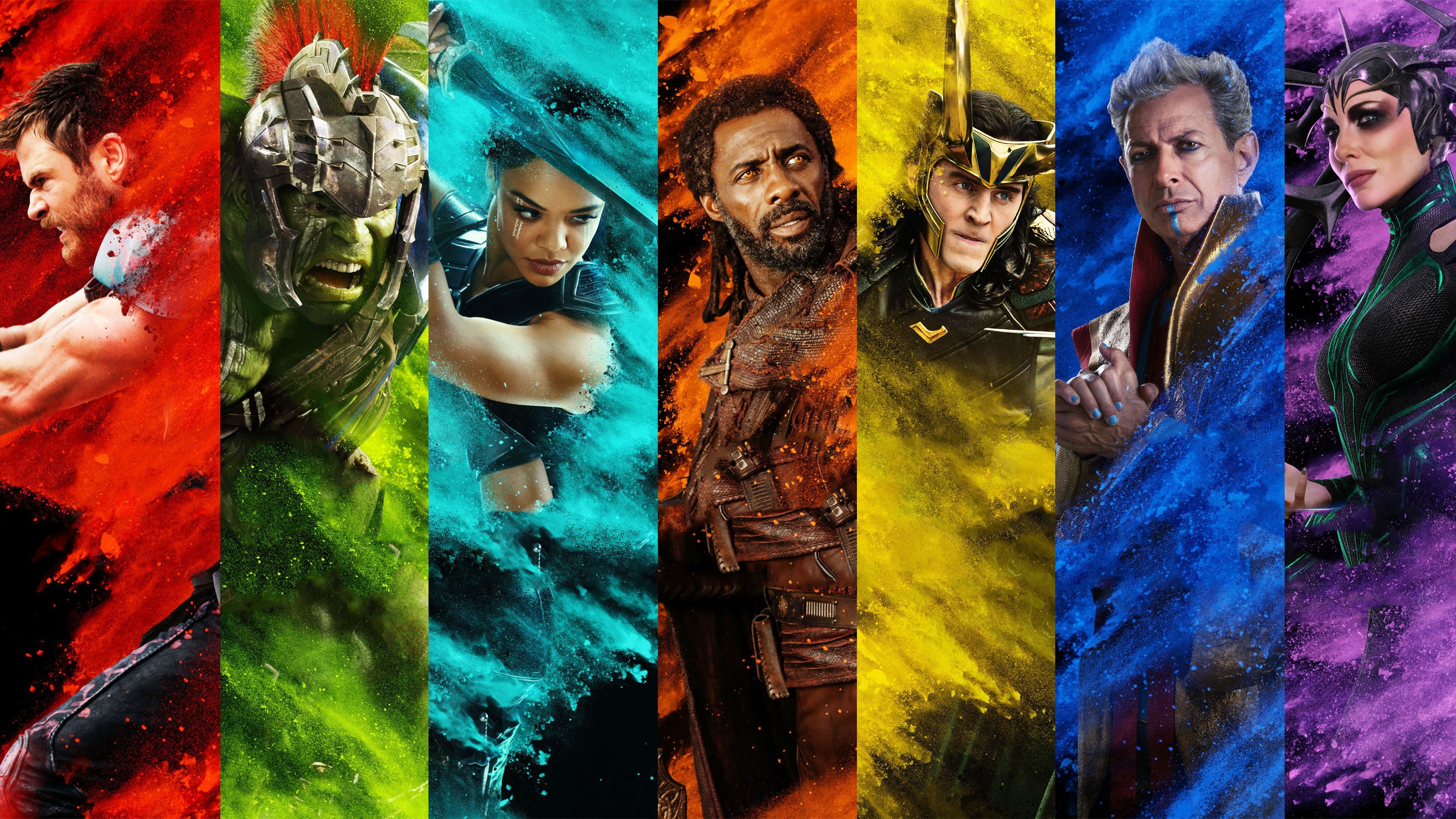 3840x2160 Thor Ragnarok 2017 Cast 4K Wallpaper, Desktop