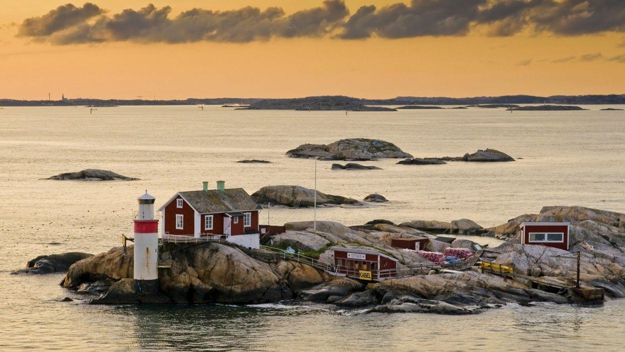 1250x700 Sweden lighthouses islands Gothenburg wallpaperx1080, Desktop