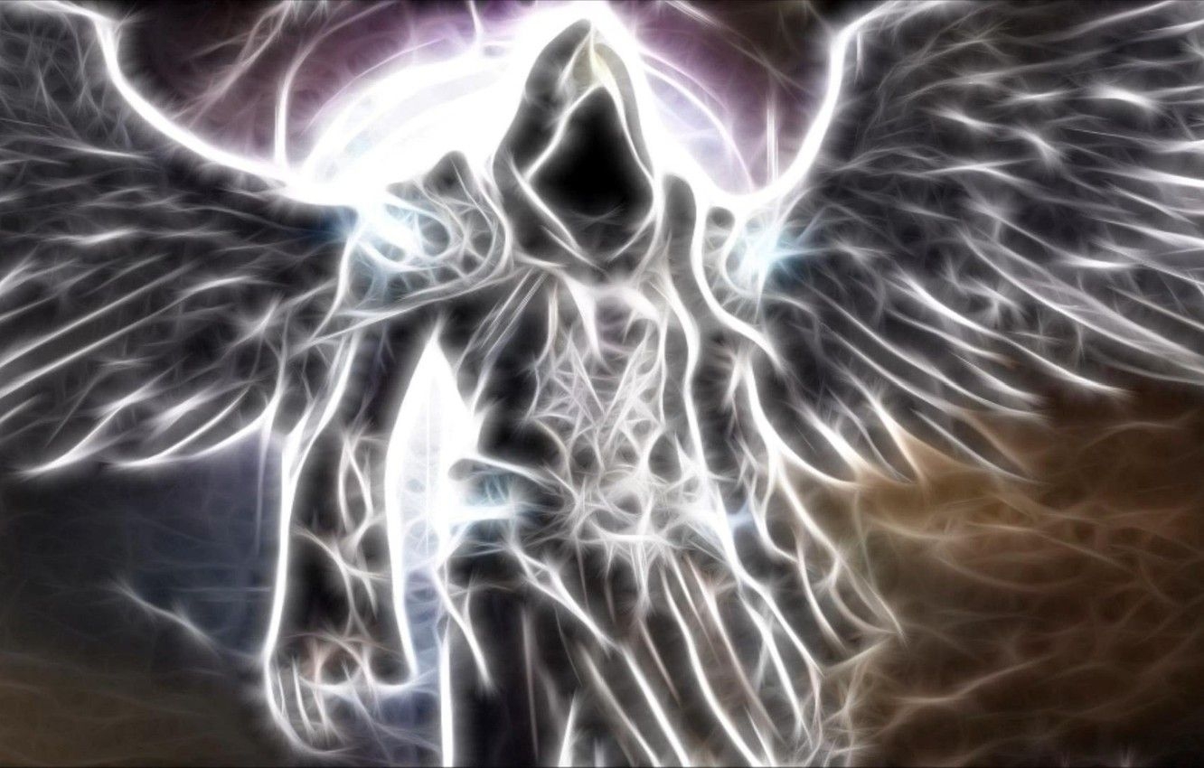 1340x850 Wallpaper Archangel, Desktop