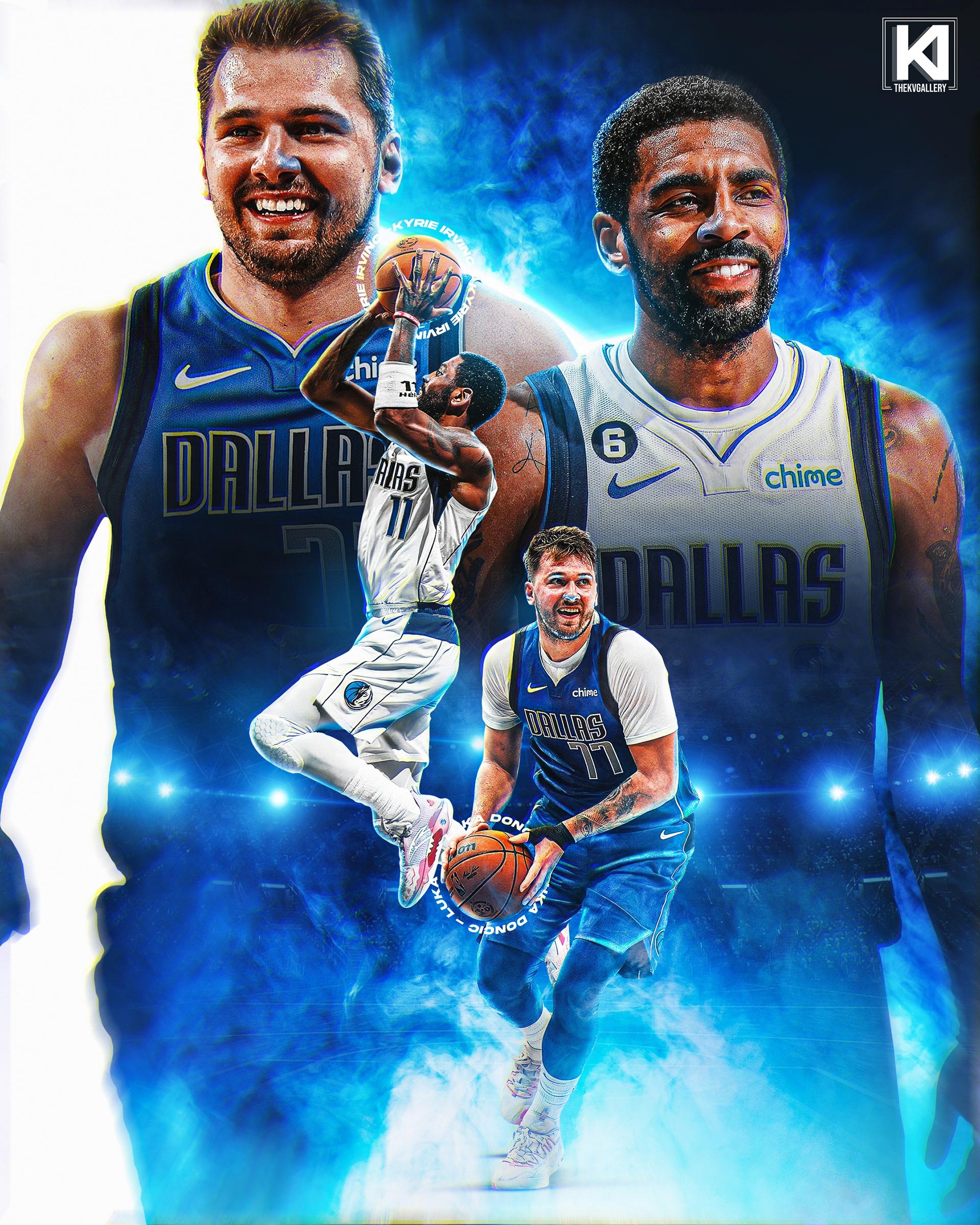 1920x2400 Luka Doncic and Kyrie Irving Wallpaper, Phone