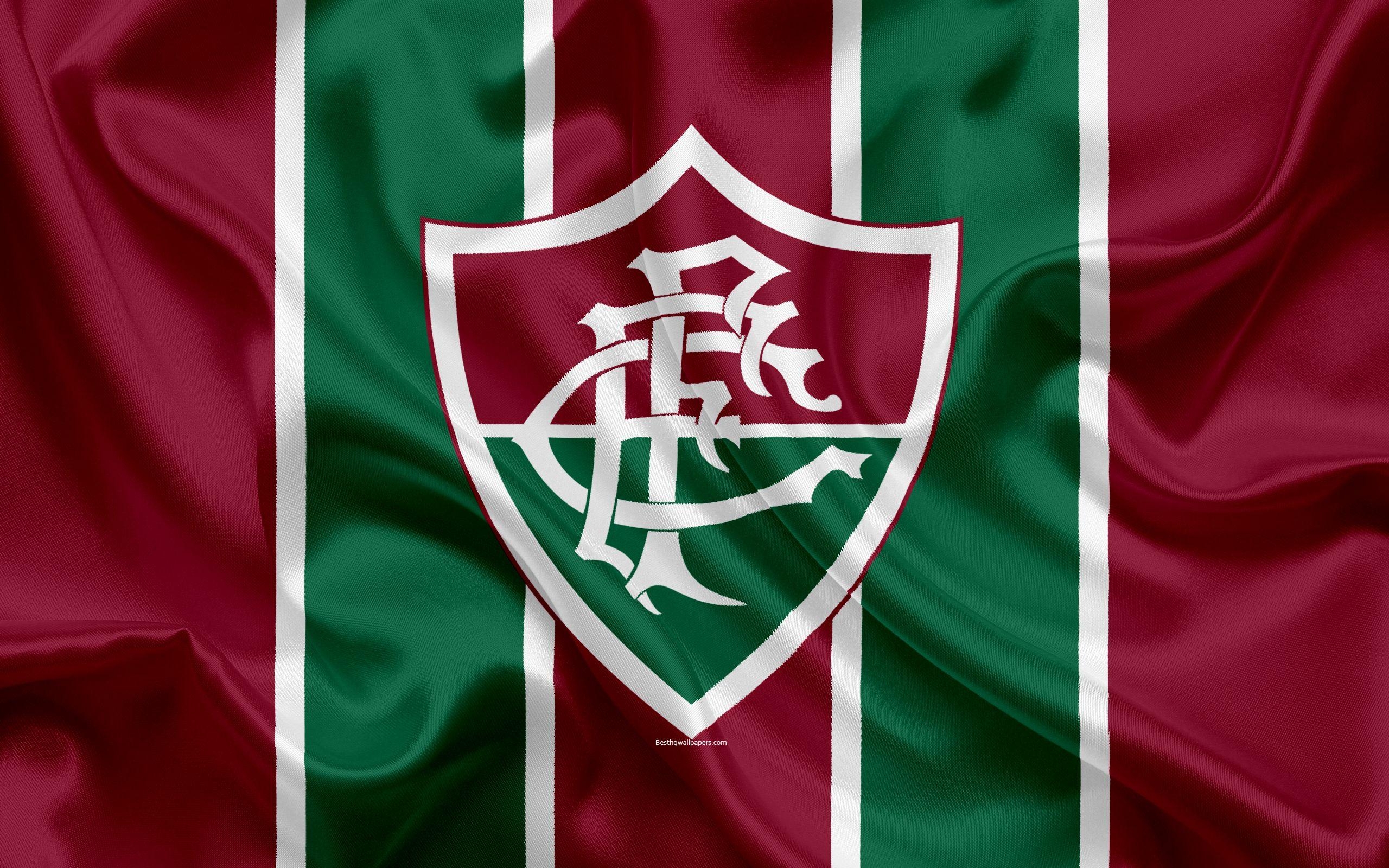 2560x1600 Download wallpaper Fluminense FC, Brazilian football club, emblem, Desktop