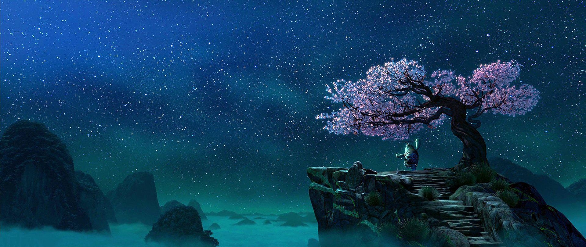 1920x810 Kung Fu Panda Scene. Environment Idea. Panda wallpaper, Dual Screen