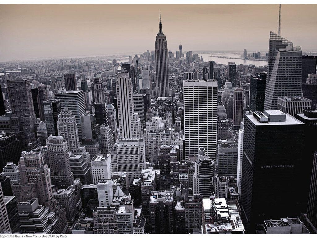 1030x770 New York City BW  wallpaper, Desktop