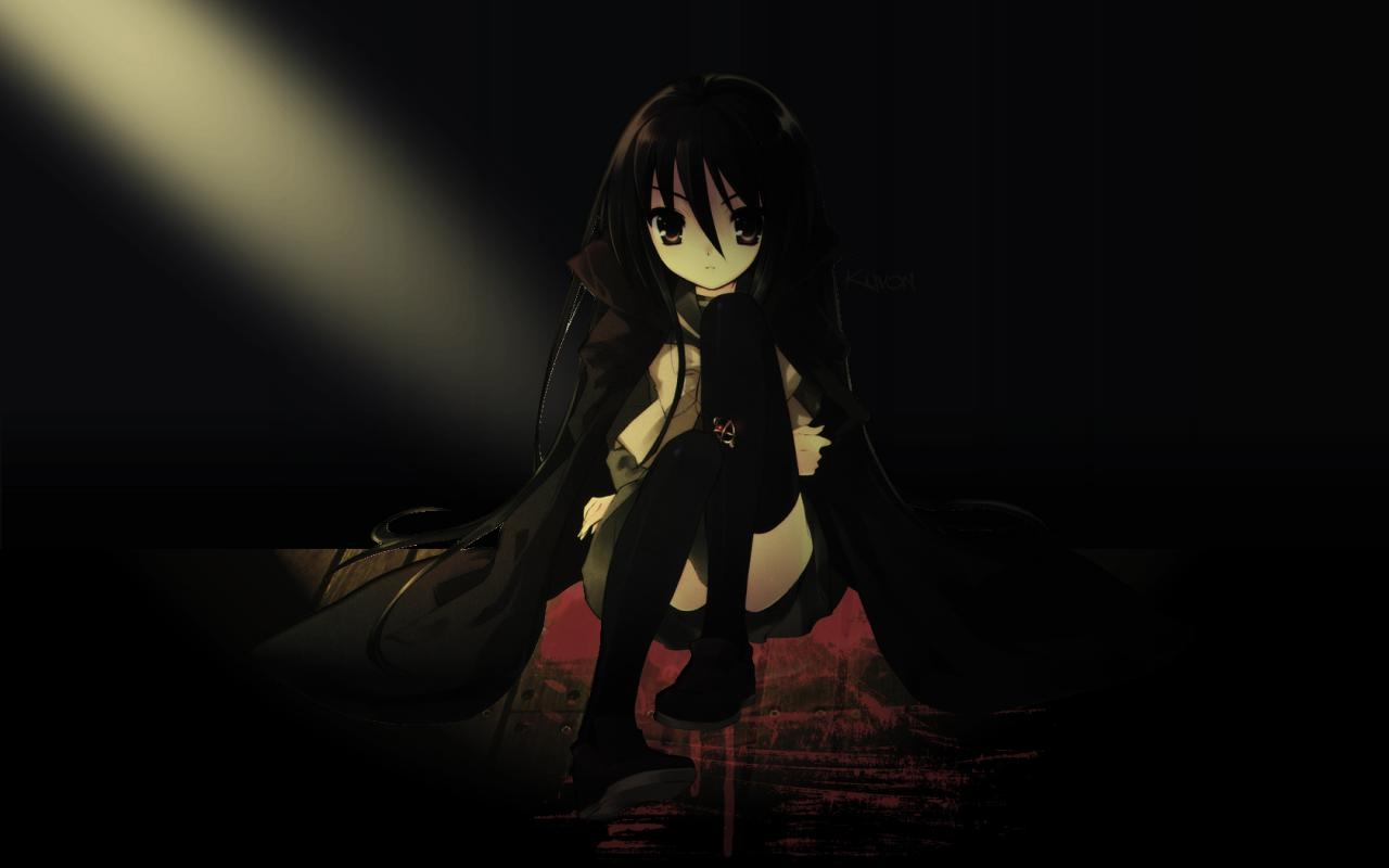 1280x800 Dark Anime Girl Wallpaper Free Dark Anime Girl Background, Desktop