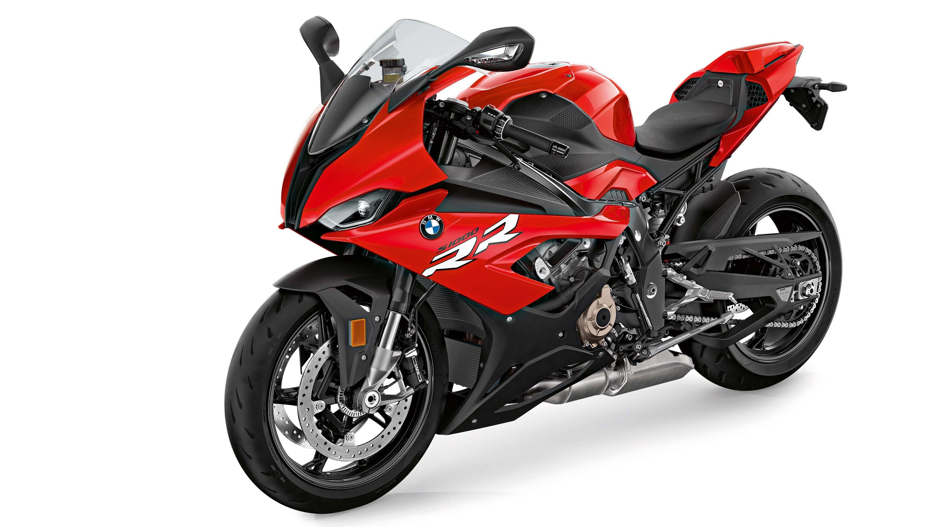 3840x2160 4K Image of 2019 BMW S1000RR Red Motorcycle, Desktop