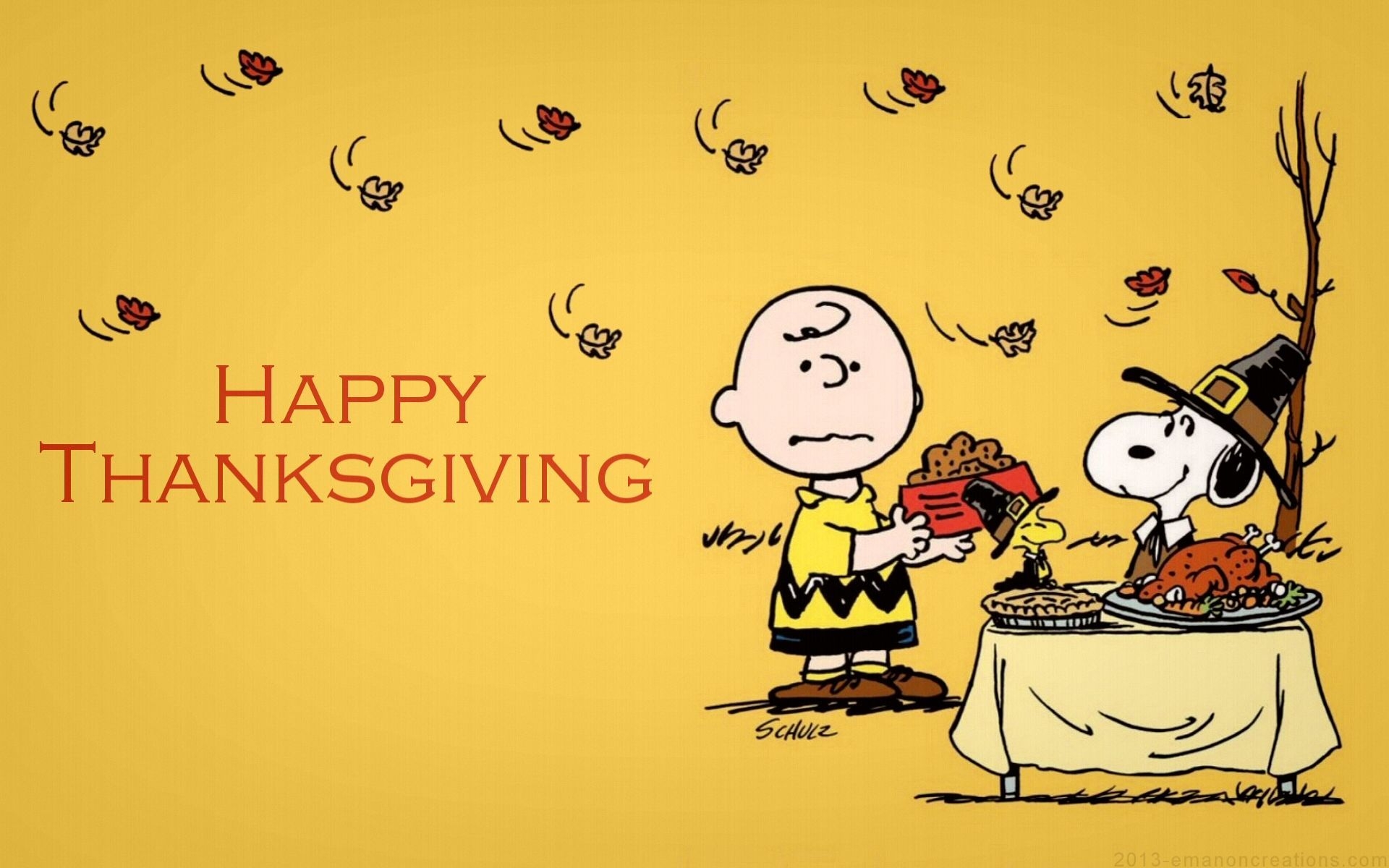 1920x1200 Peanuts Thanksgiving Wallpaper Free Peanuts Thanksgiving, Desktop