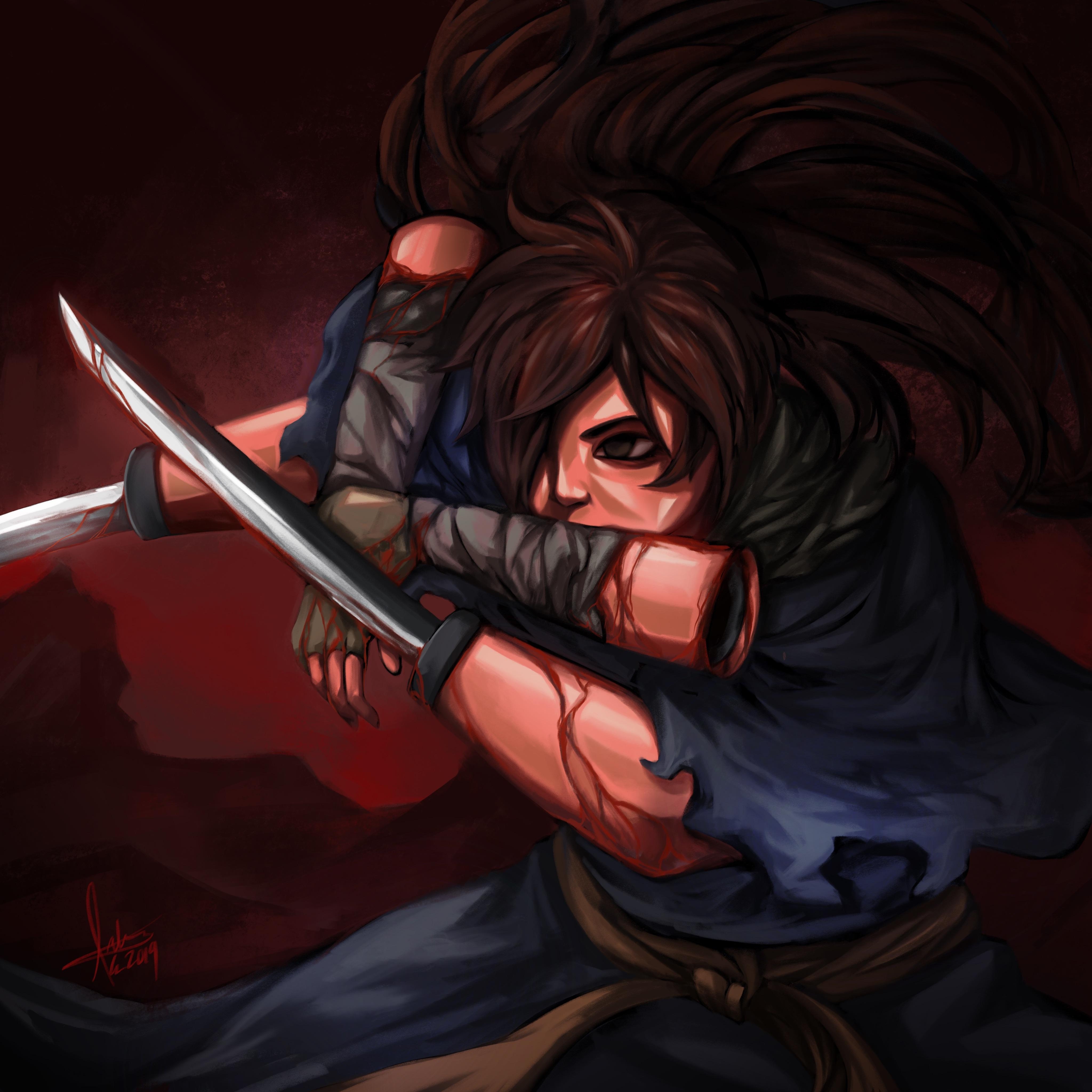 4100x4100 Hyakkimaru Dororo Fanart, Phone