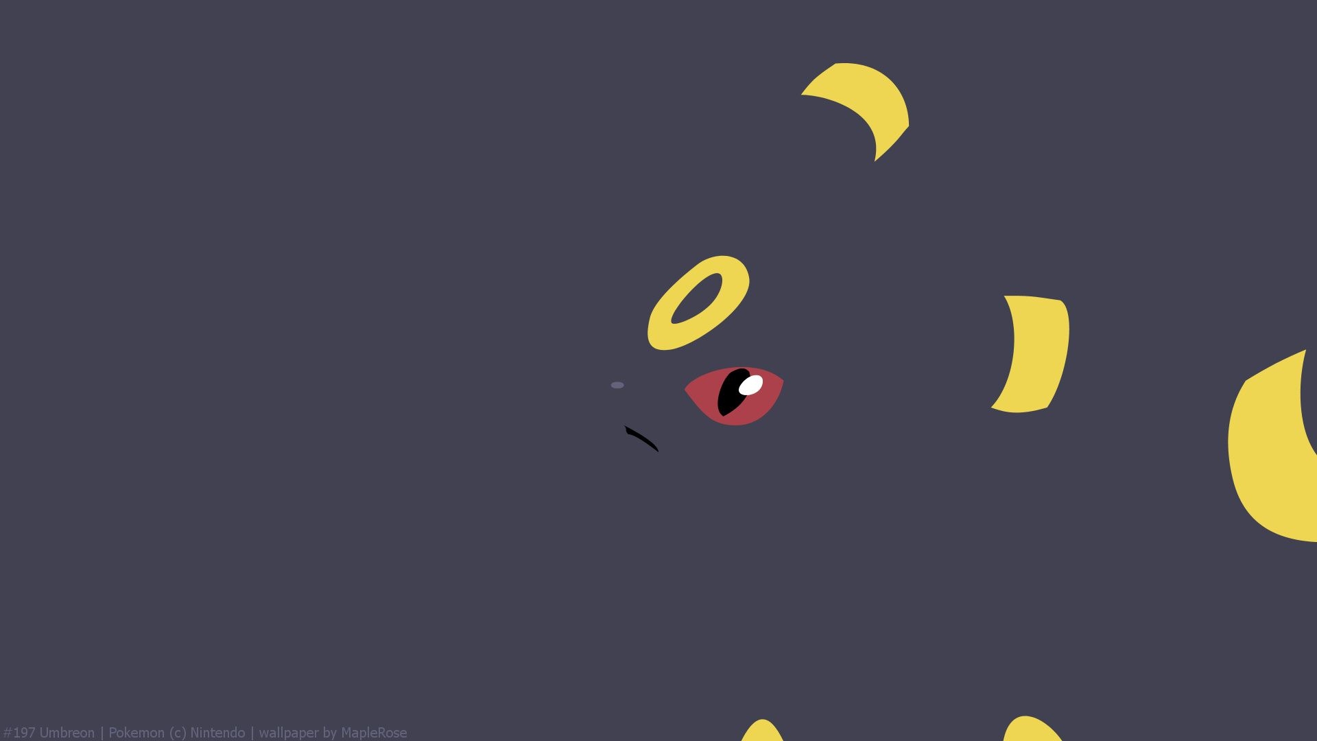 1920x1080 Eevee, Eeveelution, Minimal, Pokemon, Umbreon HD Wallpaper & Background • 10648 • Wallur, Desktop