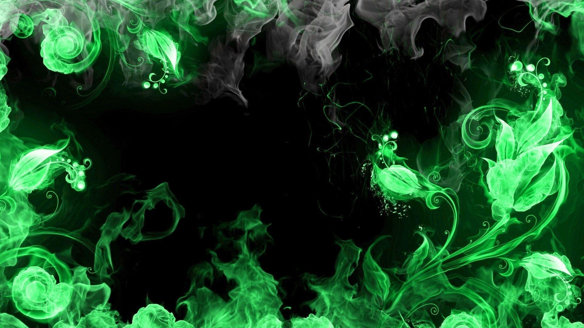 1920x1080 Green Smoke Picture Wallpaper HD, Desktop