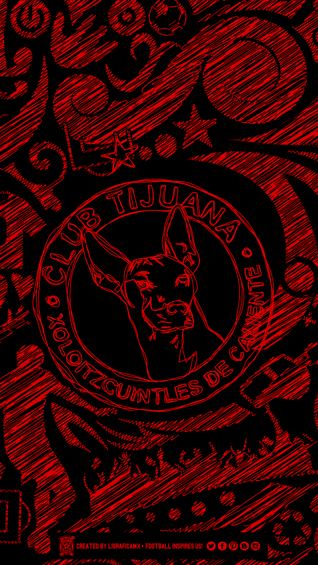 1080x1920 Wallpaper Mod24092013CTG(1) #LigraficaMX #DiseñoYFútbol, Phone