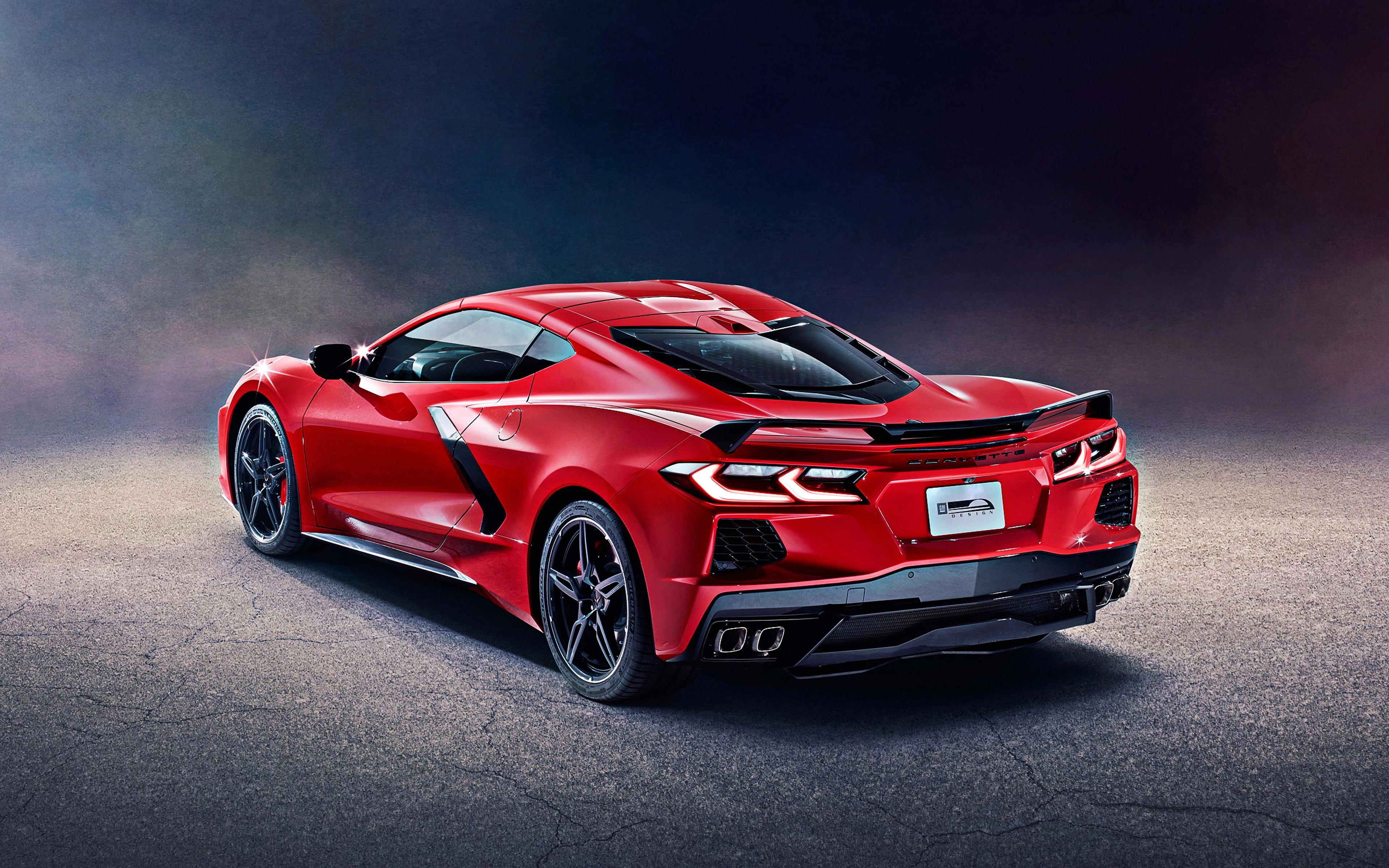 3840x2400 Download wallpaper Chevrolet Corvette Stingray, 2020, Desktop