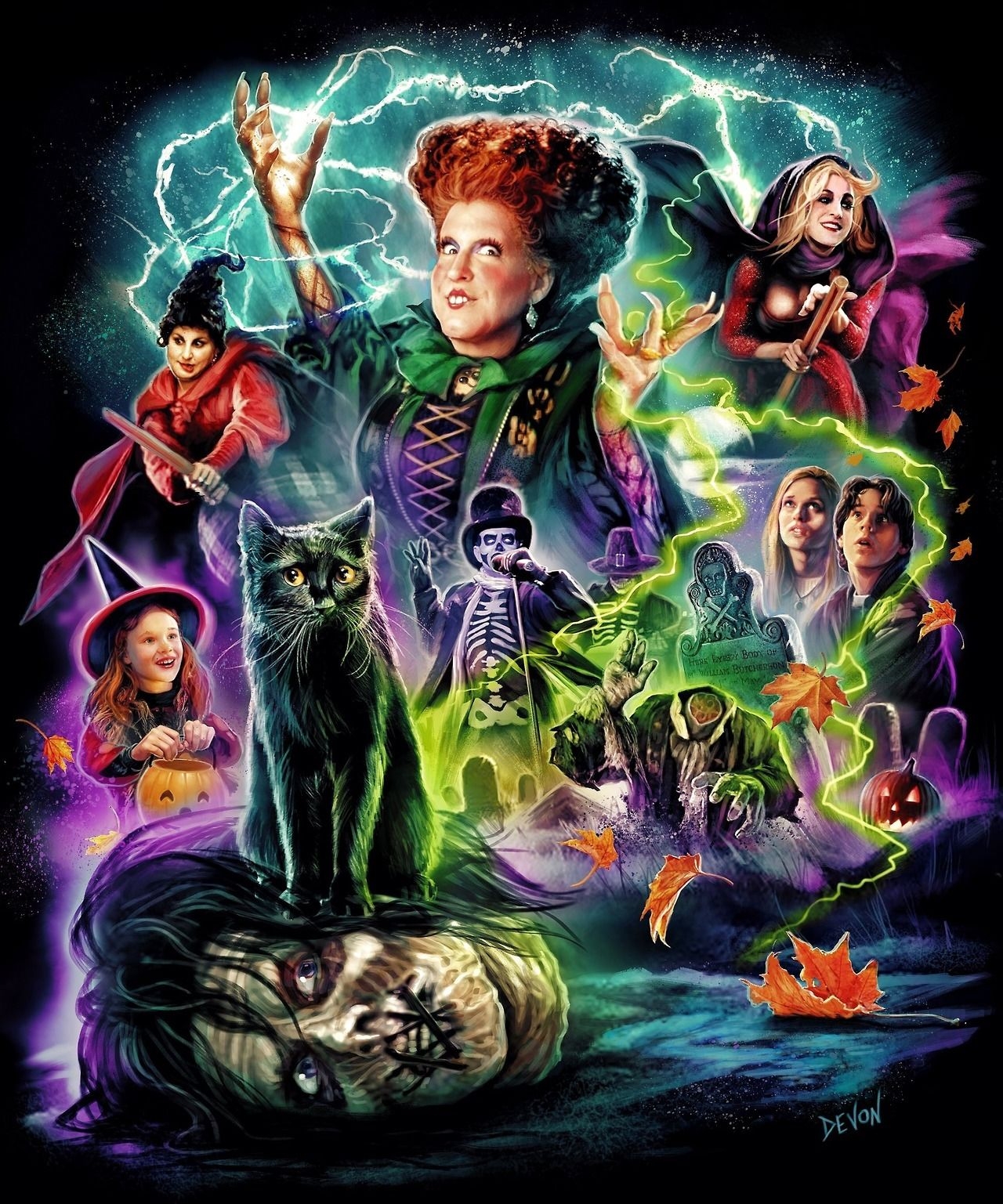 1280x1540 Hocus Pocus Wallpaper, Phone