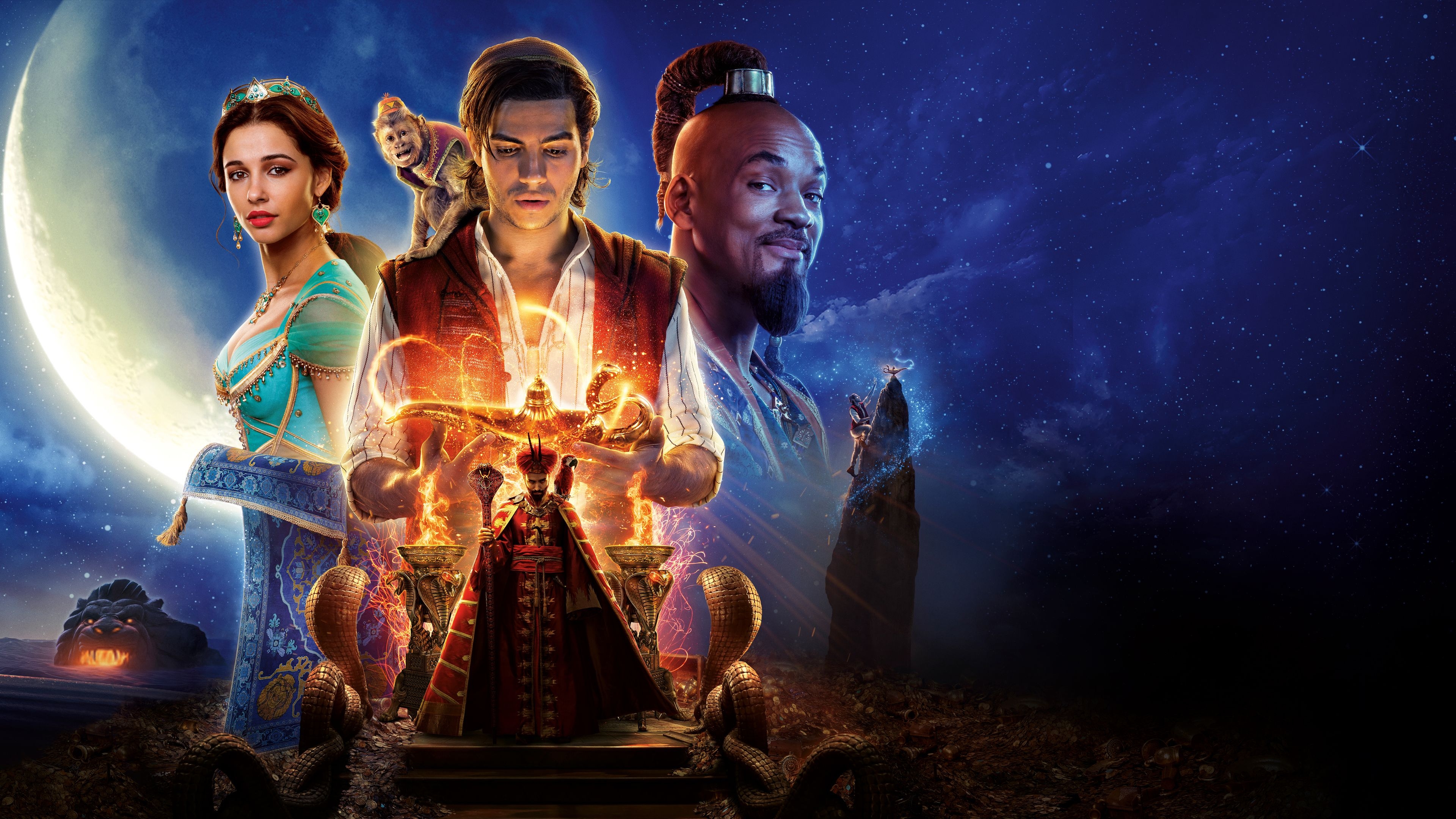 3840x2160 Wallpaper 4k Aladdin Movie Poster 4k Wallpaper, Desktop