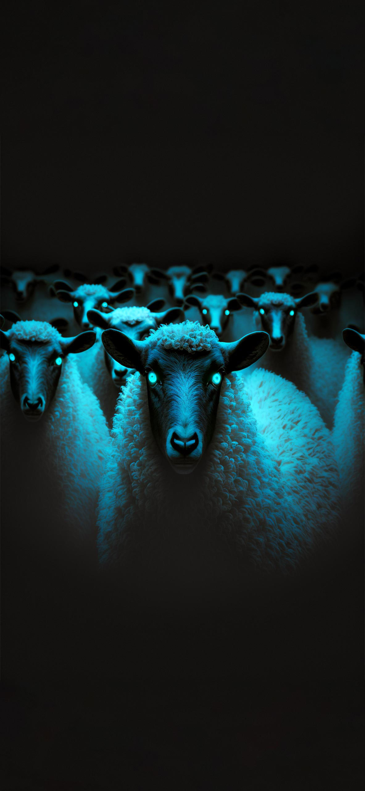 1190x2560 Horror Sheeps Wallpaper Aesthetic Wallpaper iPhone, Phone