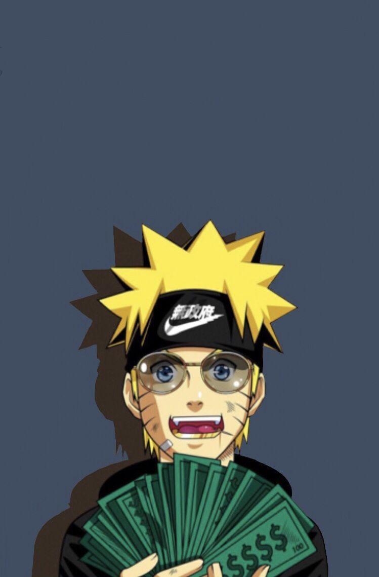 750x1140 Naruto #Nike #Money. COOL Things. Naruto, Naruto, Phone