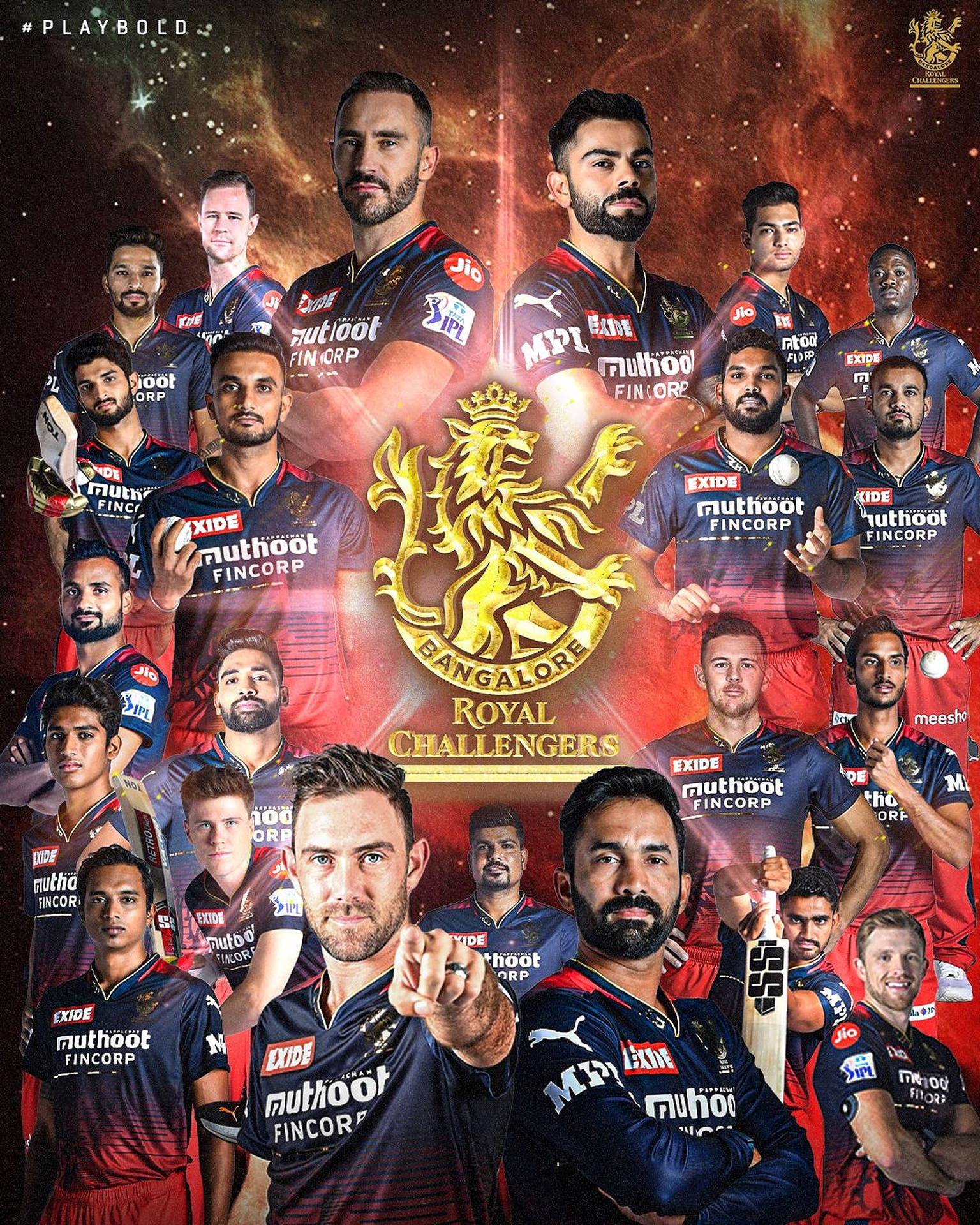 1540x1920 Download Royal Challengers Bangalore Cricket Team Wallpaper, Phone