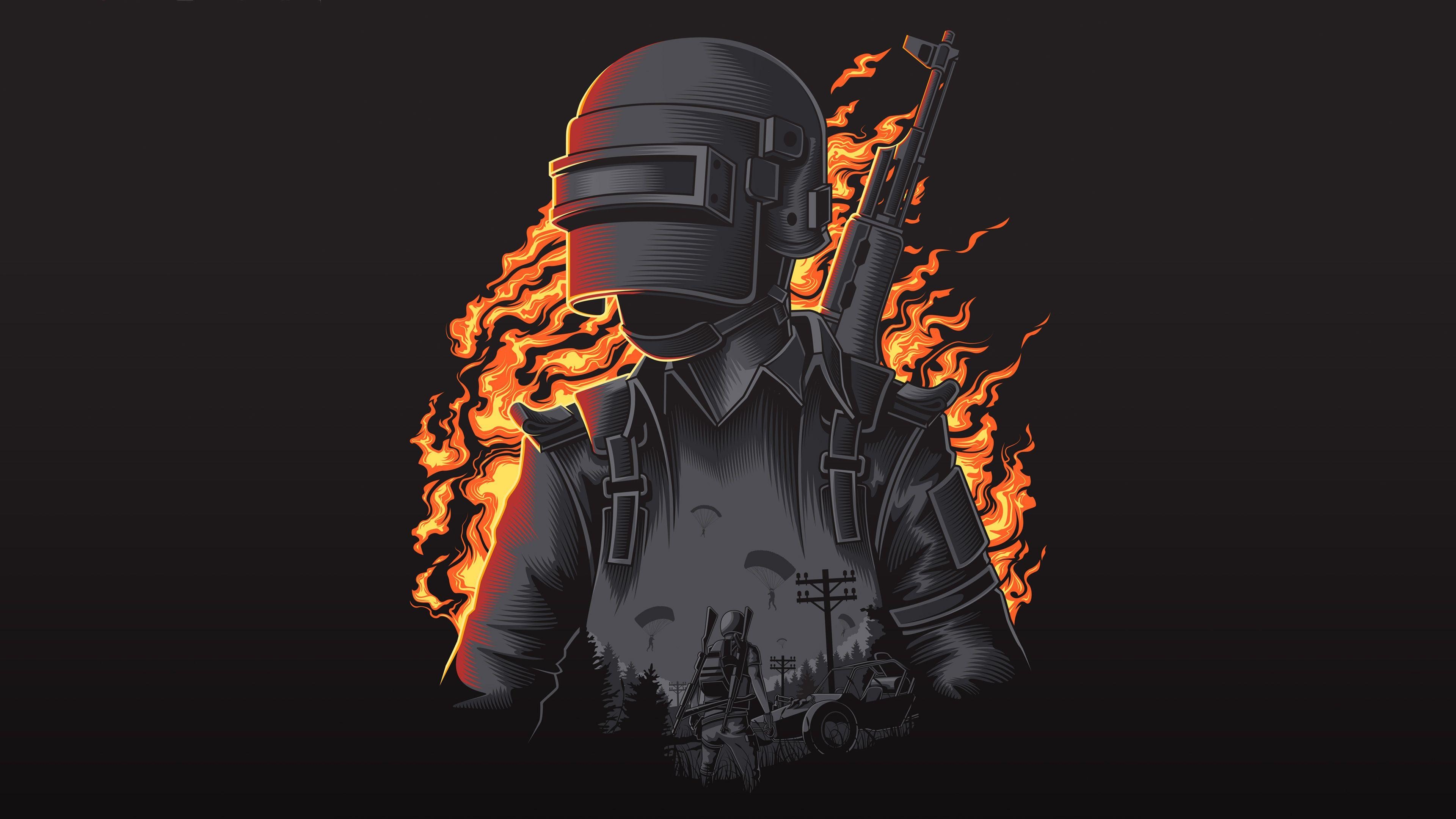 3840x2160 Pubg Illustration 4k, HD Games, 4k Wallpaper, Image, Background, Desktop