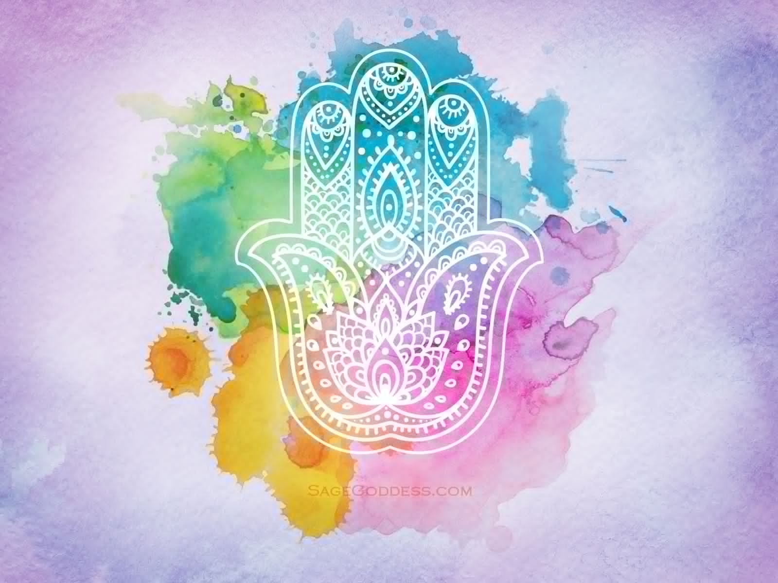 1600x1200 Free Custom Sage Goddess Downloadable Hamsa Hand Wallpaper, Desktop