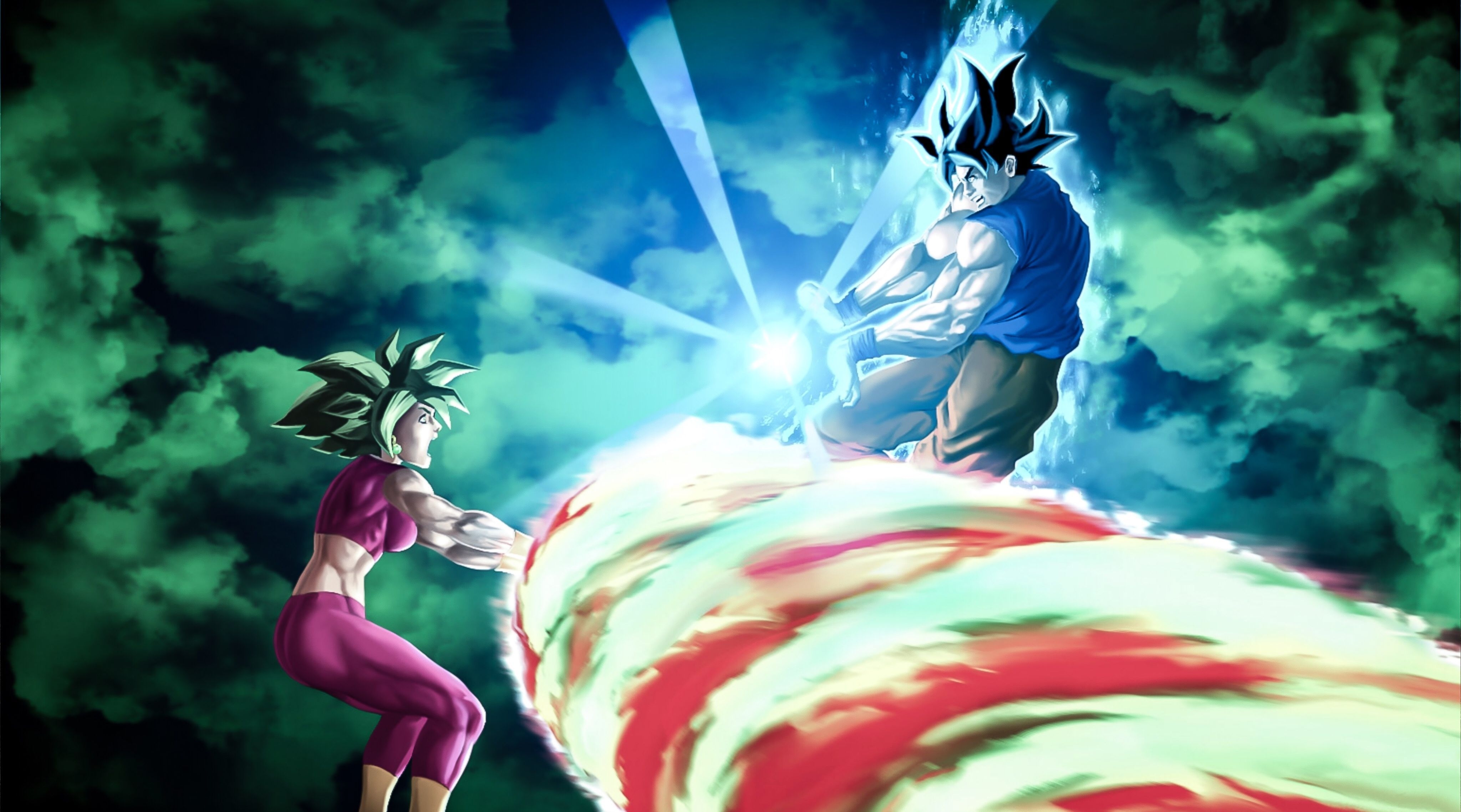 4100x2280 Ultra Instinct Goku Wallpaper, Desktop