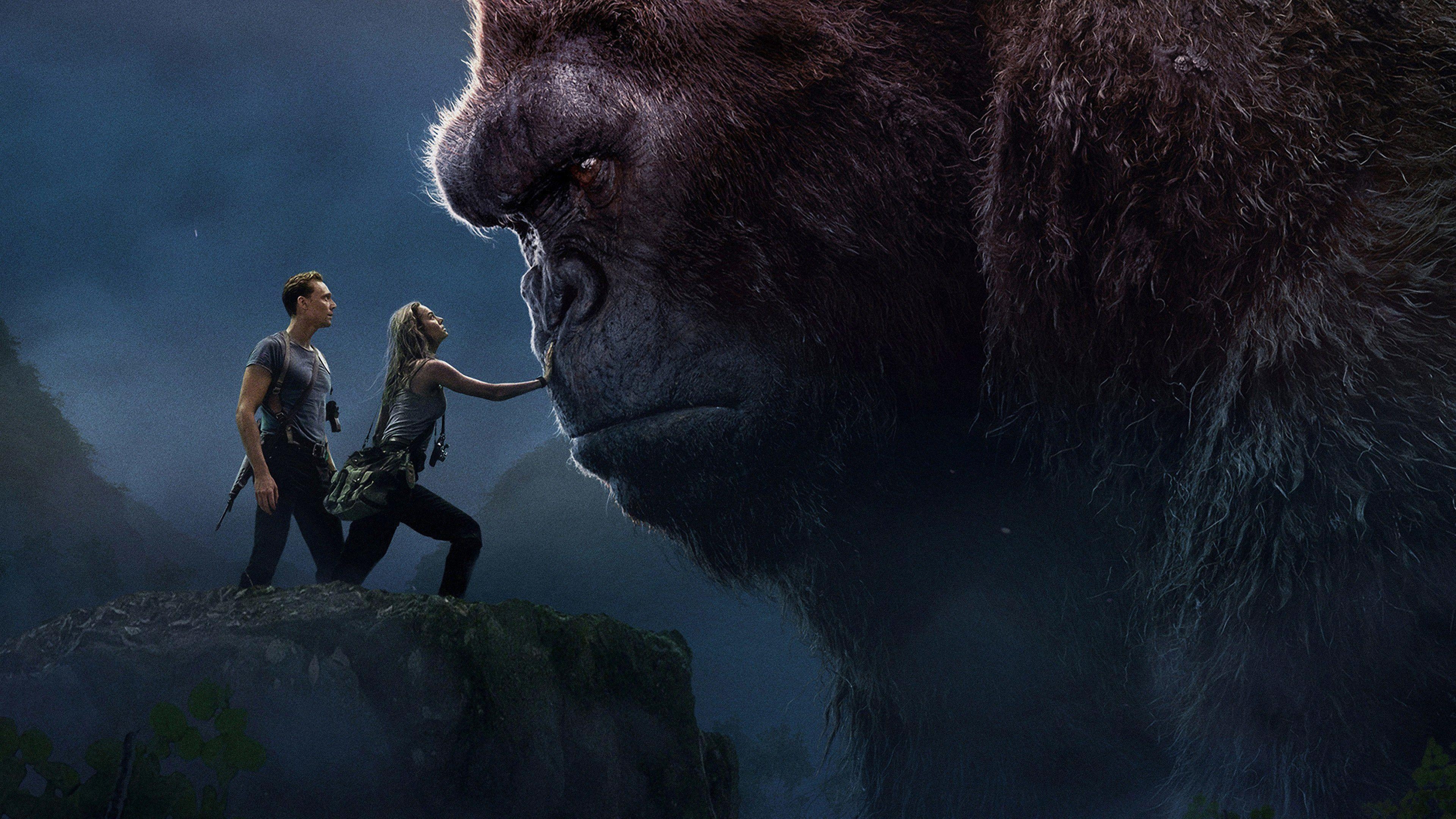 3840x2160 Wallpaper Tom Hiddleston, Brie Larson, Kong: Skull Island, HD, Desktop