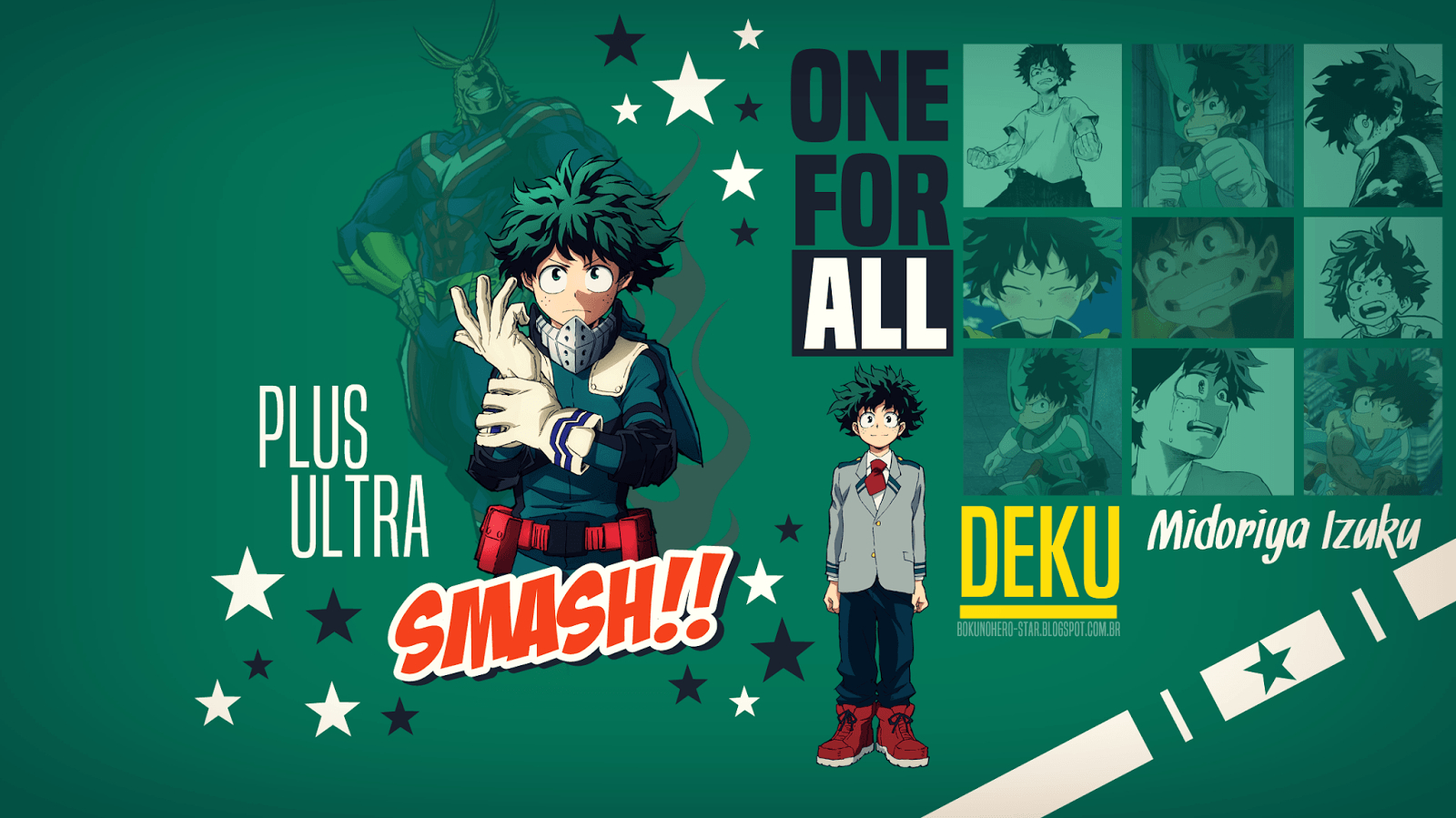 1600x900 Boku no Hero Star: Wallpaper Izuku Midoriya 2, Desktop