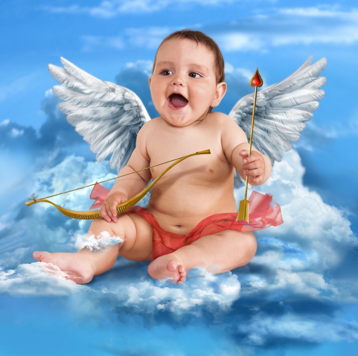 1210x1200 Baby Cupid Love. HD Cute Wallpaper for Mobile and Desktop, Desktop