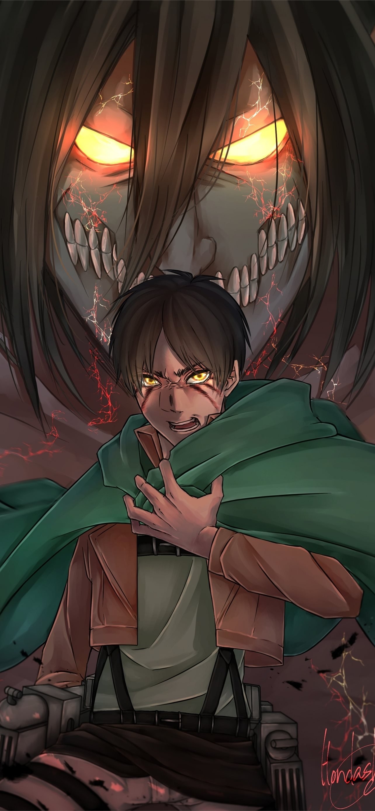 1290x2780 Best Eren yeager iPhone HD Wallpaper, Phone