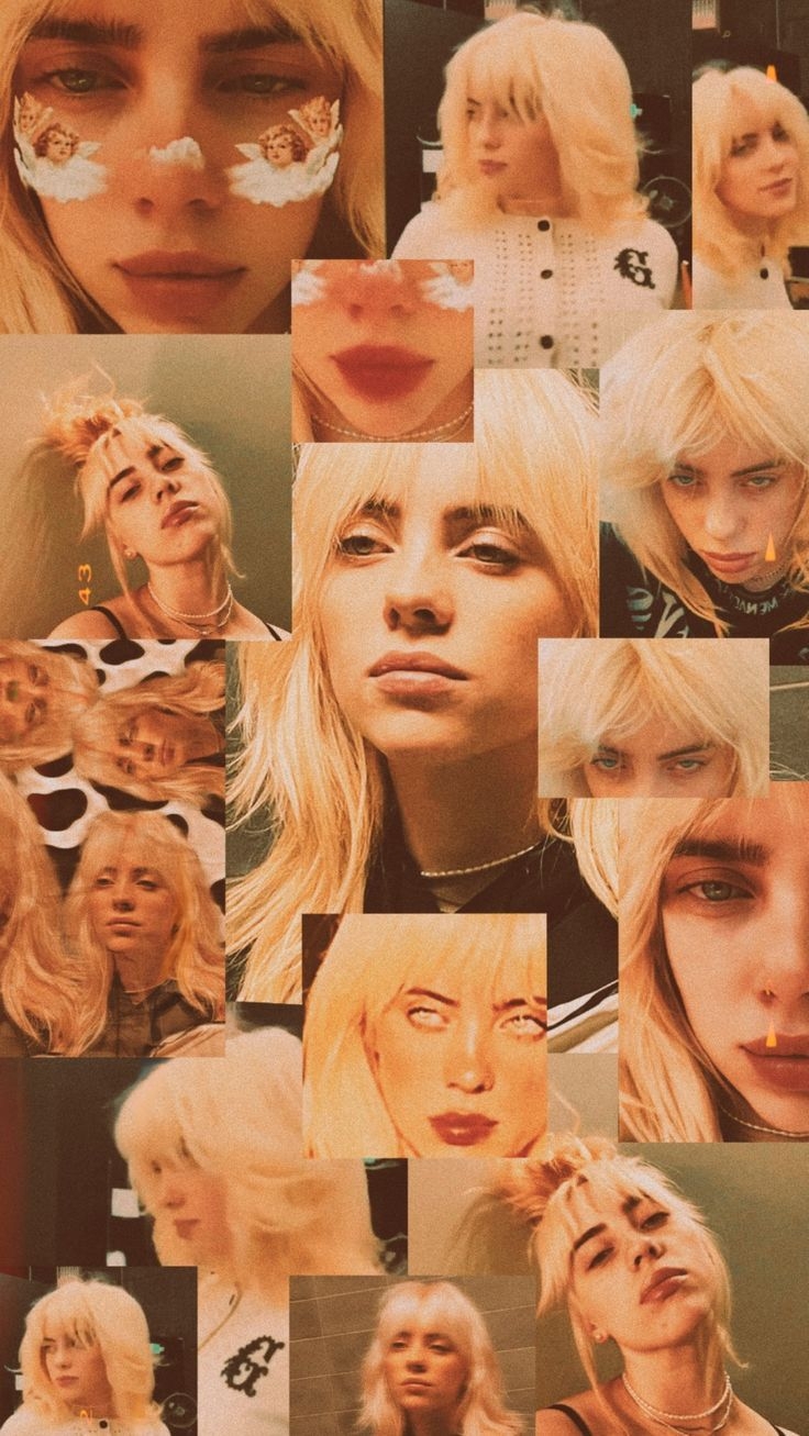 740x1310 Billie Eilish blonde hair wallpaper. Billie, Billie eilish, Cute wallpaper, Phone