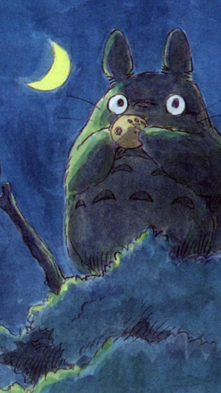 750x1340 Free download Totoro Hayao Miyazaki iPhone 6 Wallpaper iPhone 6 Background [] for your Desktop, Mobile & Tablet. Explore Totoro Phone Wallpaper. Cute Totoro Wallpaper, Studio Ghibli Phone Wallpaper, Phone