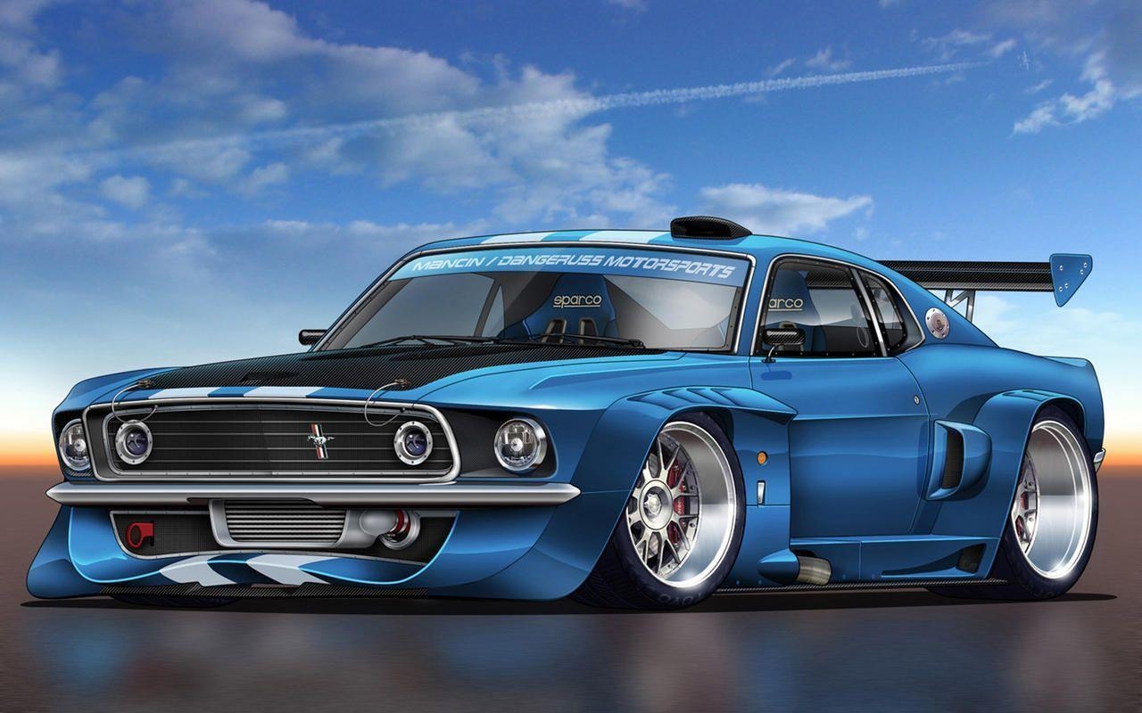 1280x800 Street Race Car, Desktop