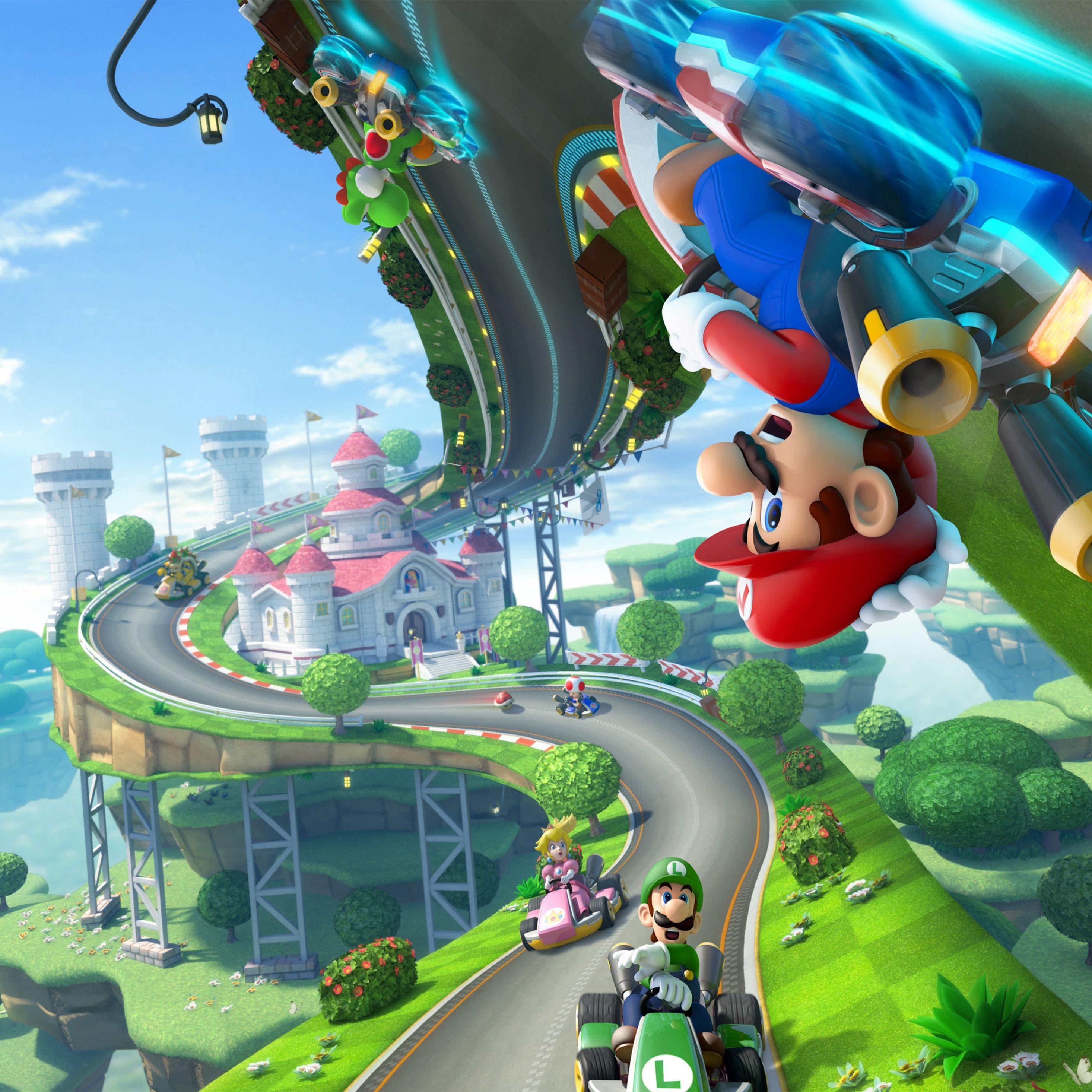 2940x2940 Mario Kart 8 iPad Pro Retina Display HD 4k Wallpaper, Phone