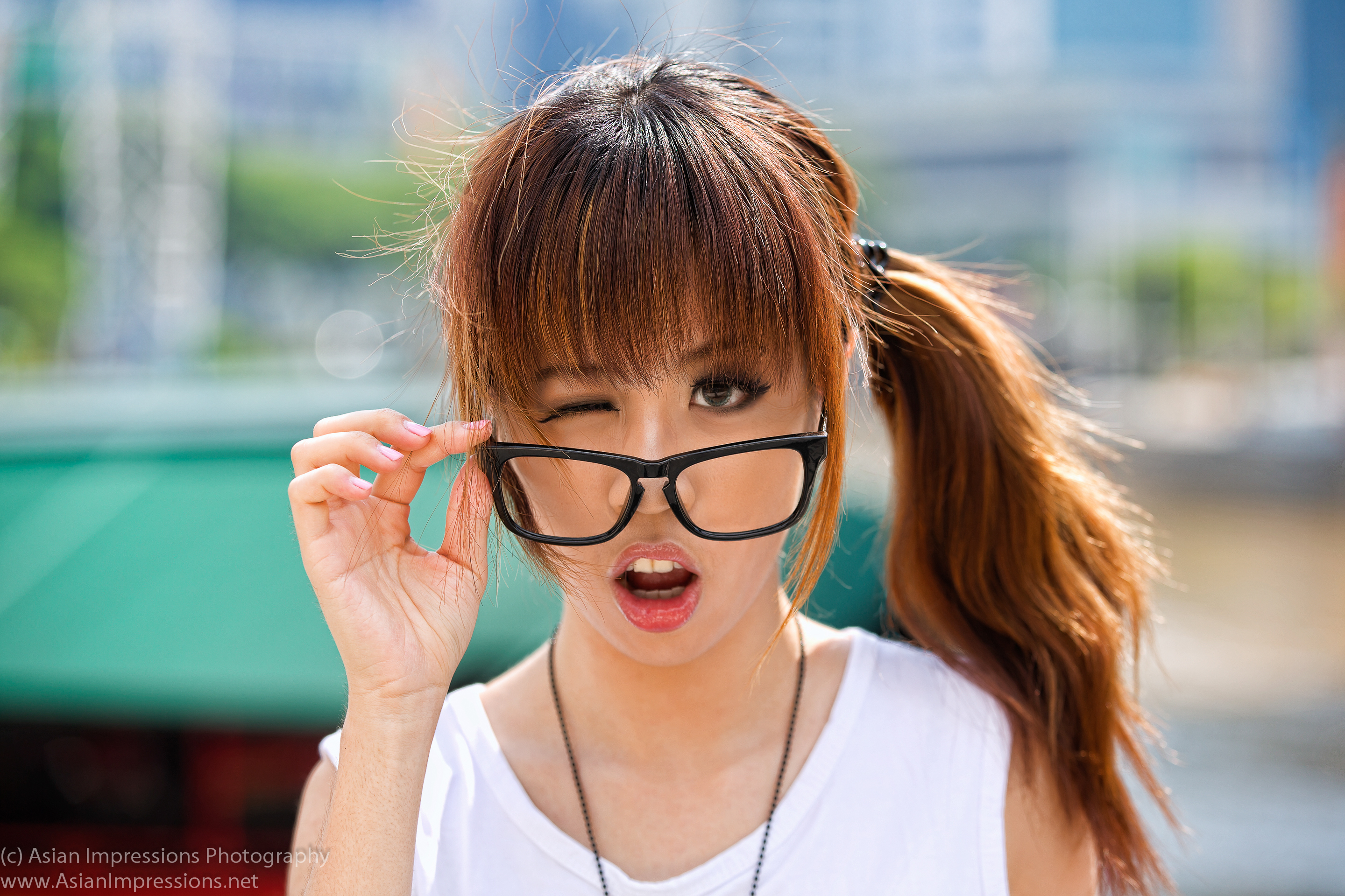 2880x1920 Wallpaper, woman, cute, girl, beautiful, beauty, fashion, lady, female, Asian, glasses, frames, Singapore, pretty, Chinese, lifestyle, style, linda, kawaii, pigtails, photohot, dep, em, hermosa, manis, gyaru, cantik, singaporegirl, gadis, cewek, xinh, Desktop