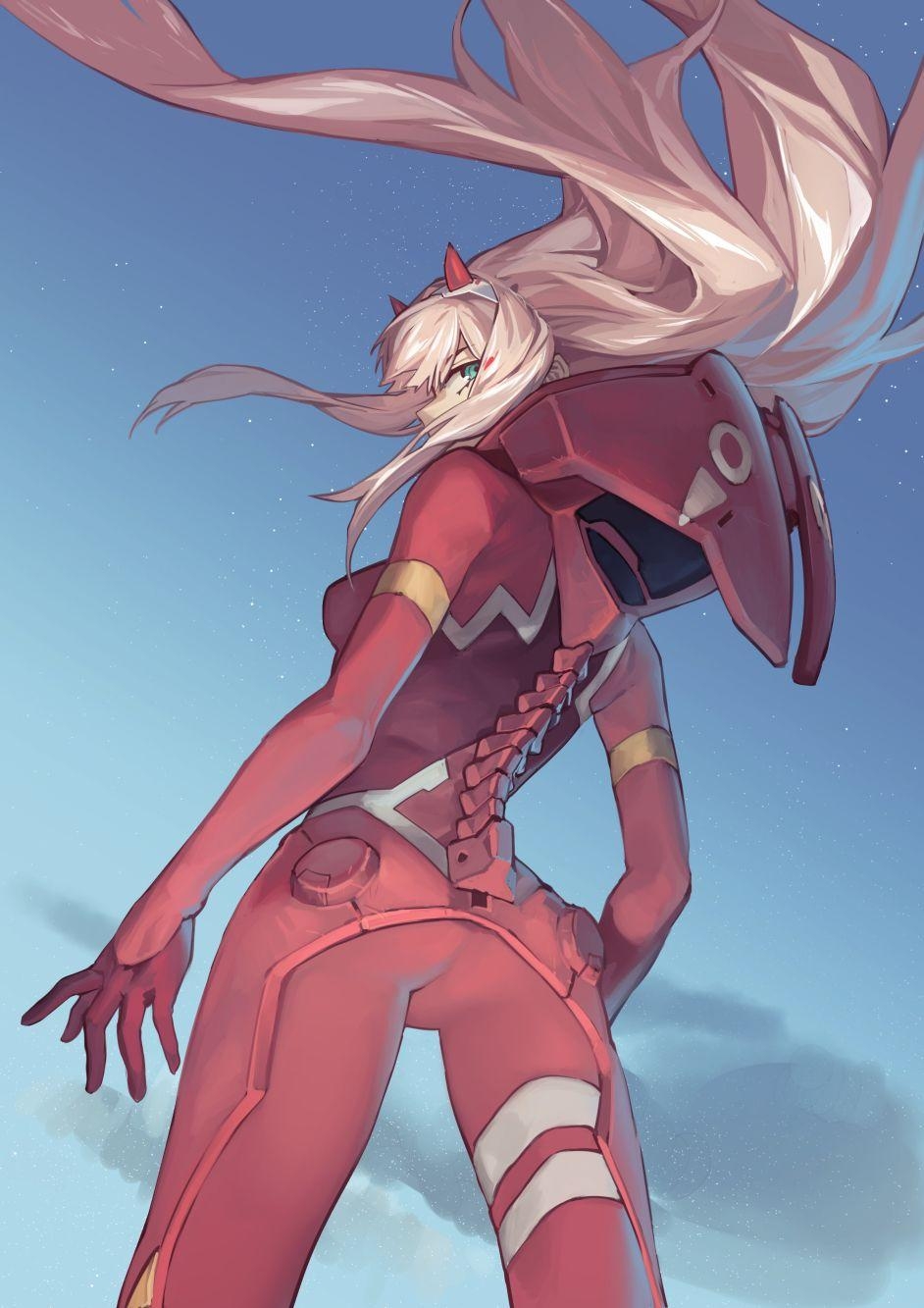 950x1340 Zero Two (Darling in the FranXX) Anime Image Board, Phone