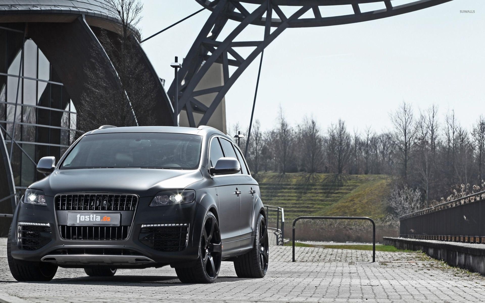 1920x1200 Silver Fostla Audi Q7 front view wallpaper wallpaper, Desktop