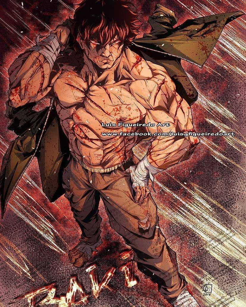 830x1040 Baki Hanma vs Tokita Ohma, Phone