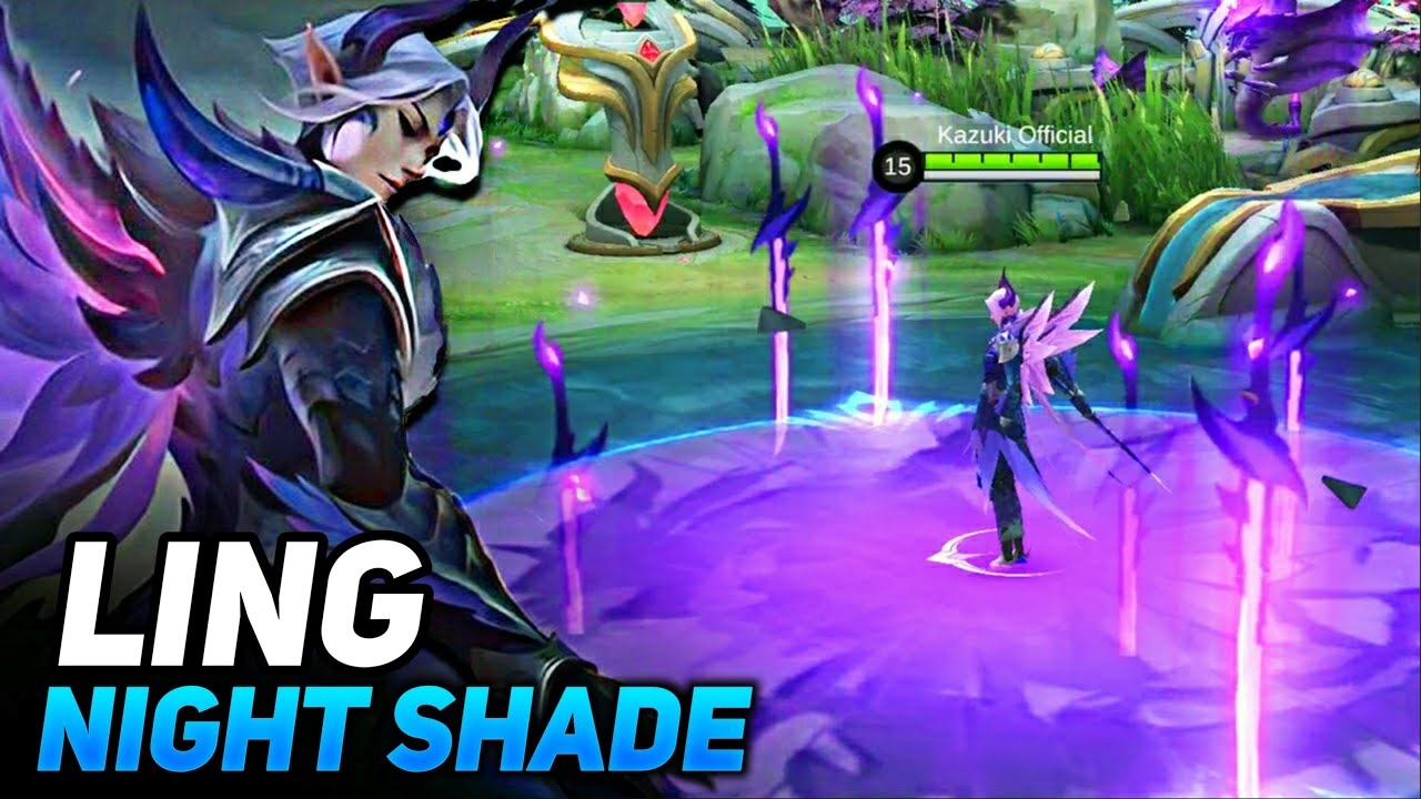 1280x720 LING NIGHT SHADE GAMEPLAY. DRAGON TAMER SERIES LAST SKIN. MOBILE LEGENDS BANG BANG, Desktop