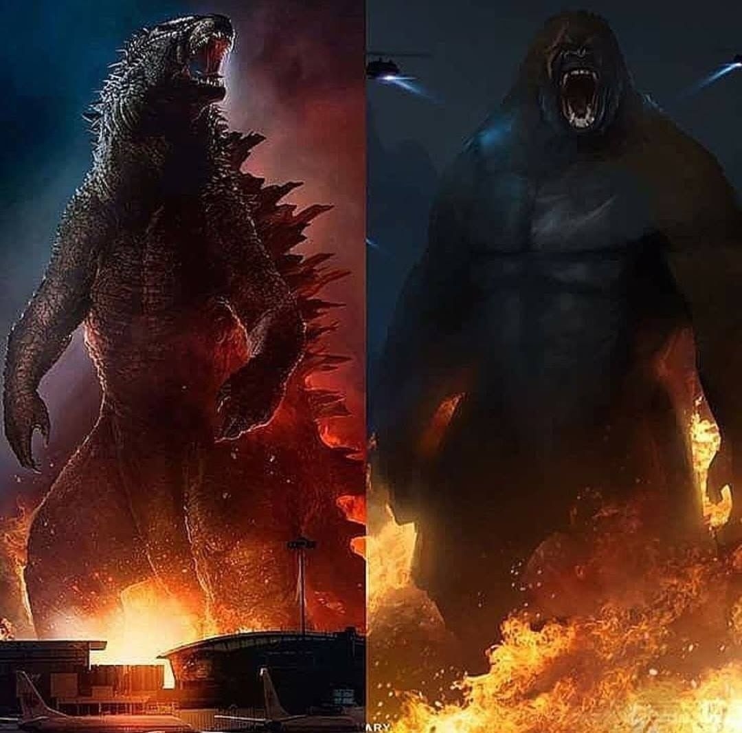 1080x1070 God vs King. King kong vs godzilla, Godzilla, Kaiju monsters, Desktop